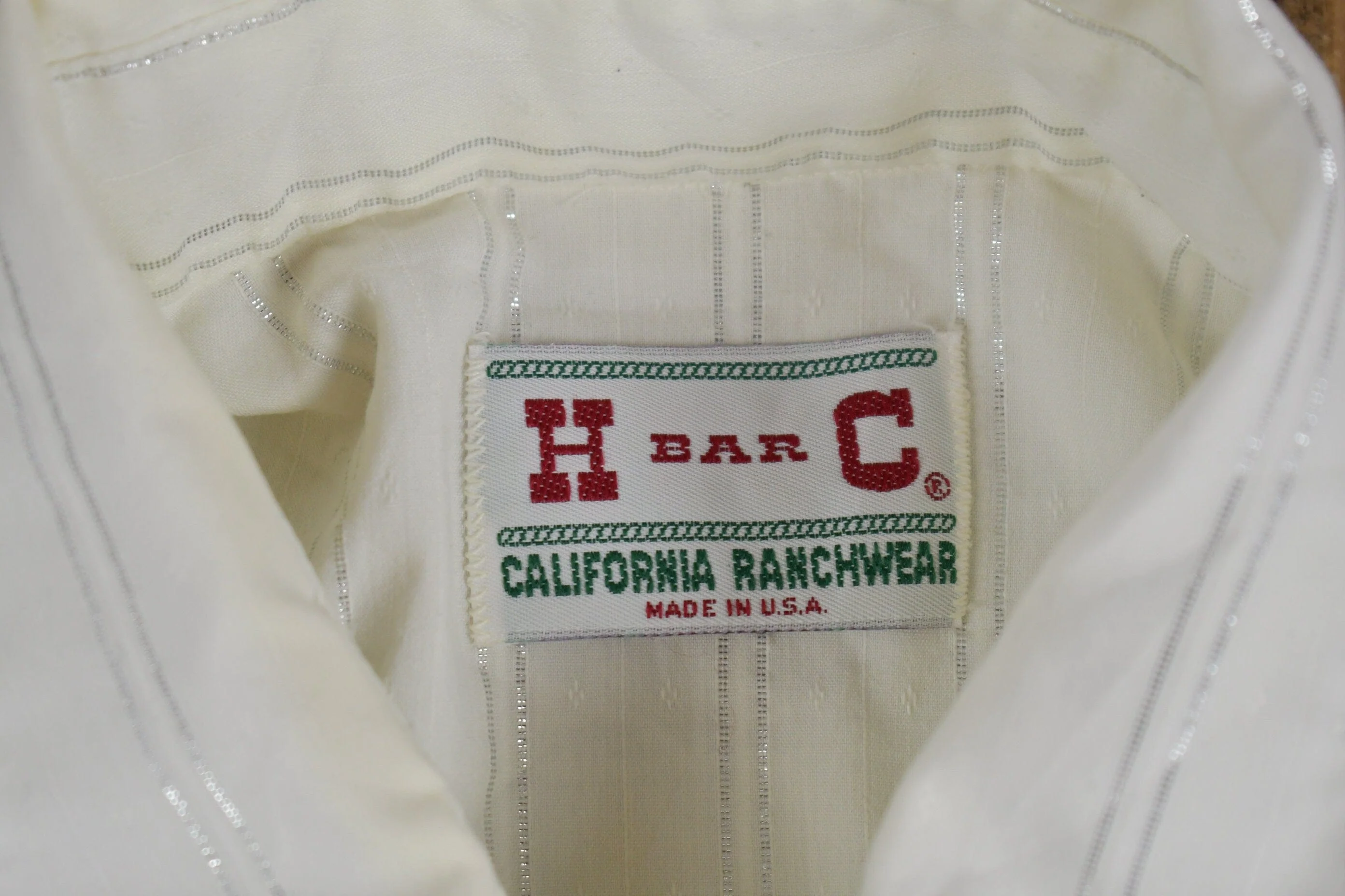 Vintage 1980s H Bar C Western Shirt Button Up Men's XL - Image 3