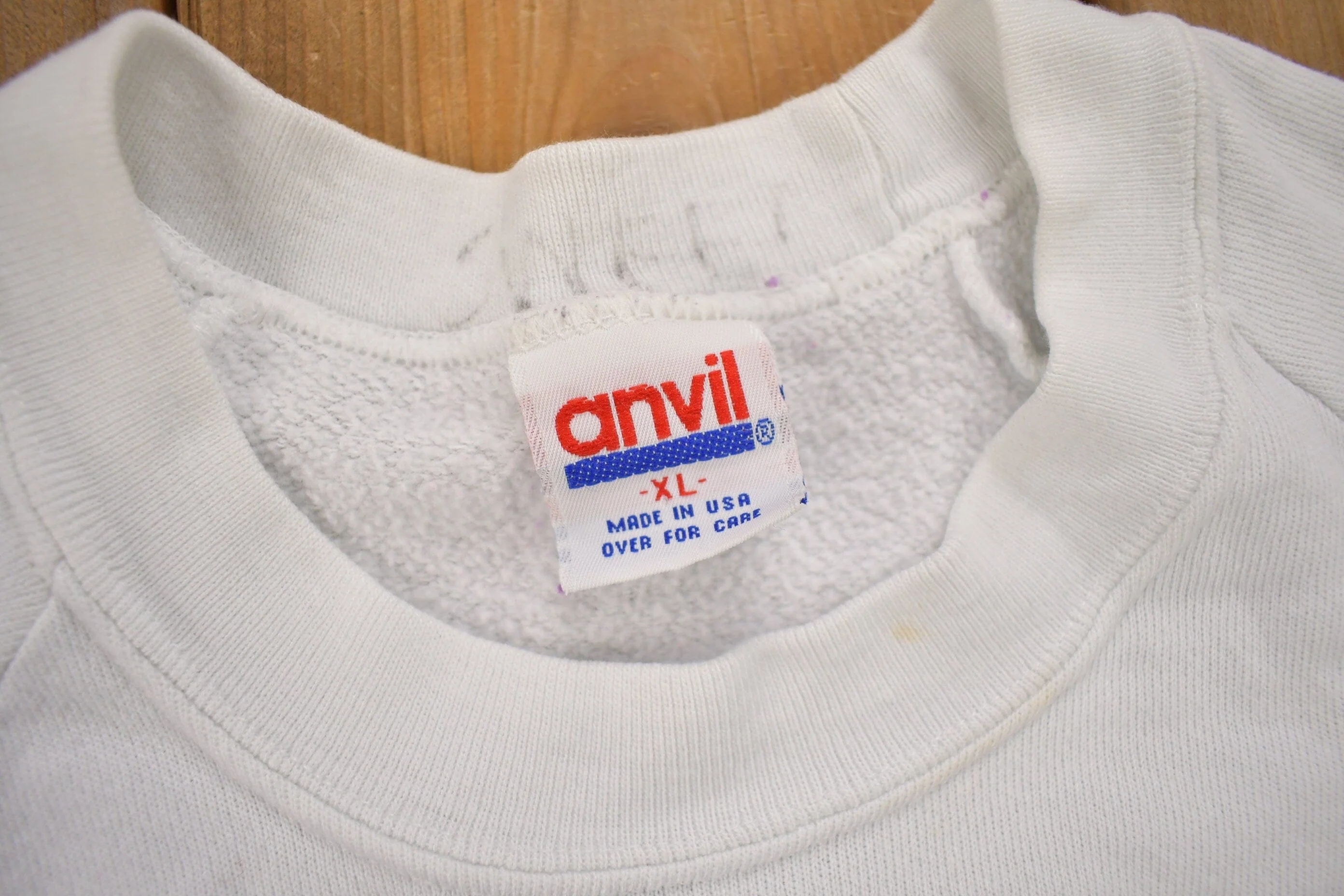 Vintage 1980s Halloween Patchwork Raglan Crewneck Sweatshirt Men's Large - Image 7
