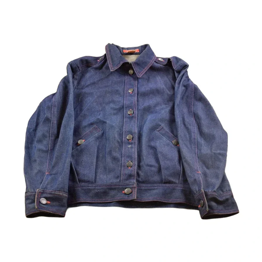 Vintage 1980s Halston Denim Jean Jacket