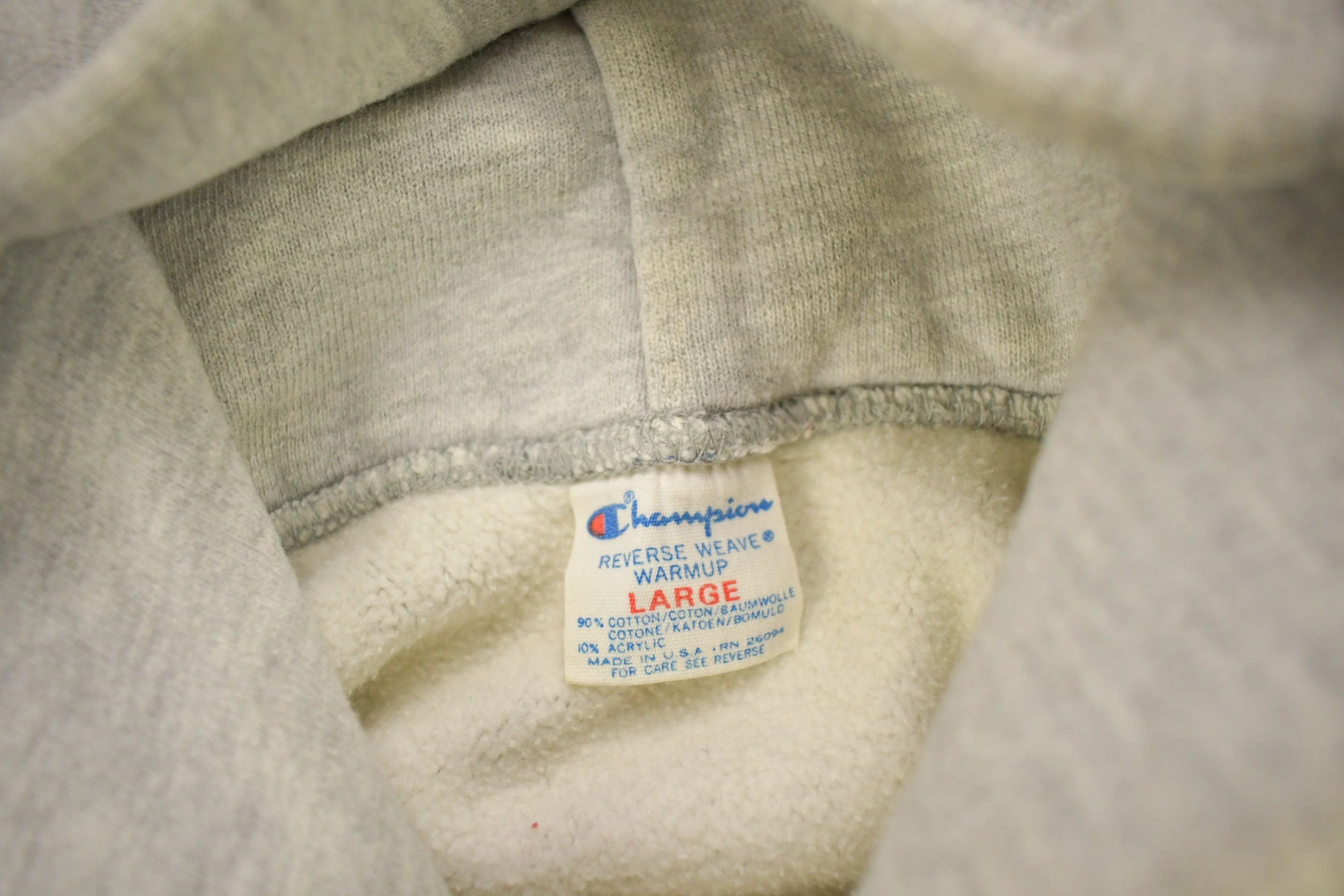 Vintage 1980s Harvard University Champion Reverse Weave Warmup Hoodie Men's Medium - Image 7