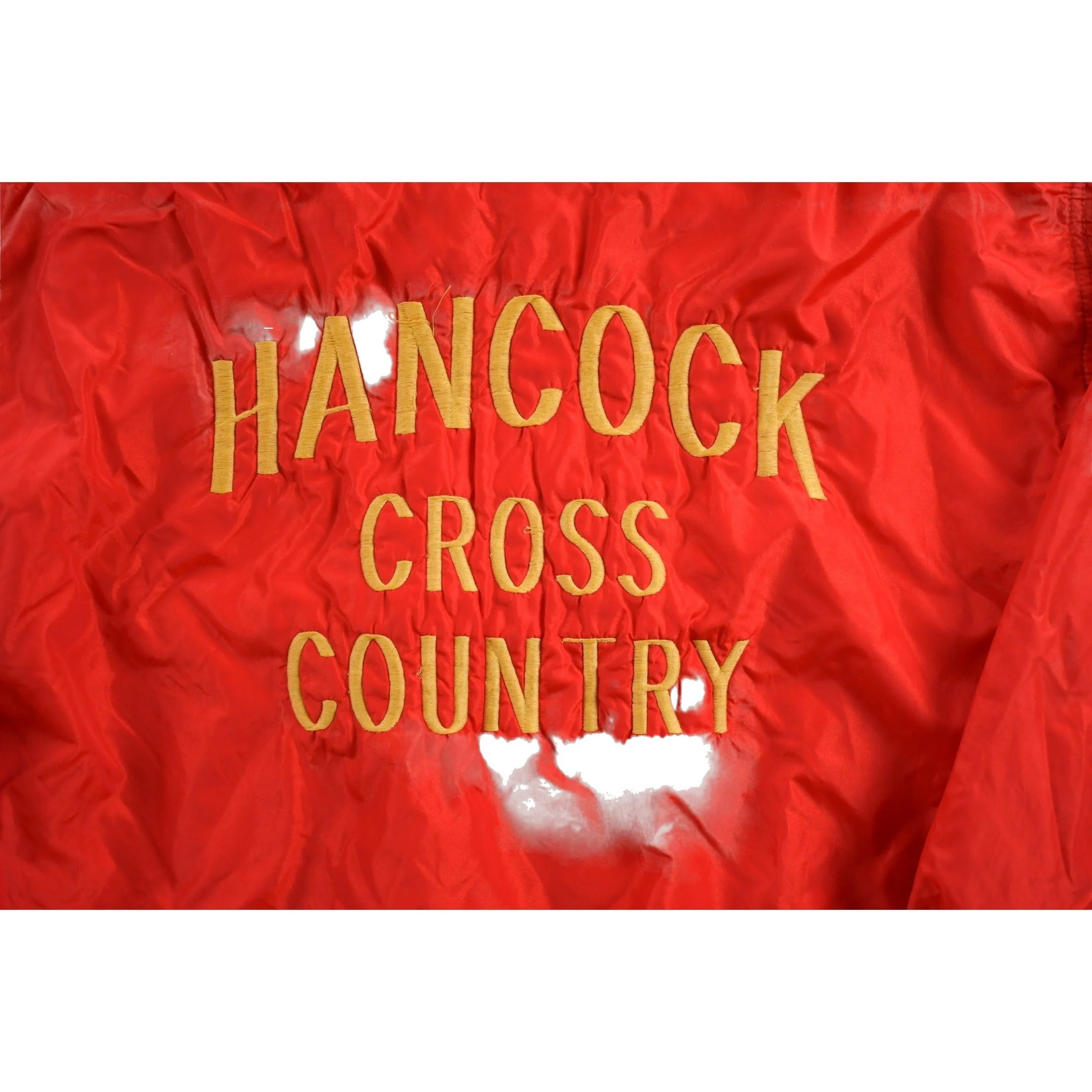 Vintage 1980s Hooded Half Zip Windbreaker Jacket Men's Small - Image 2