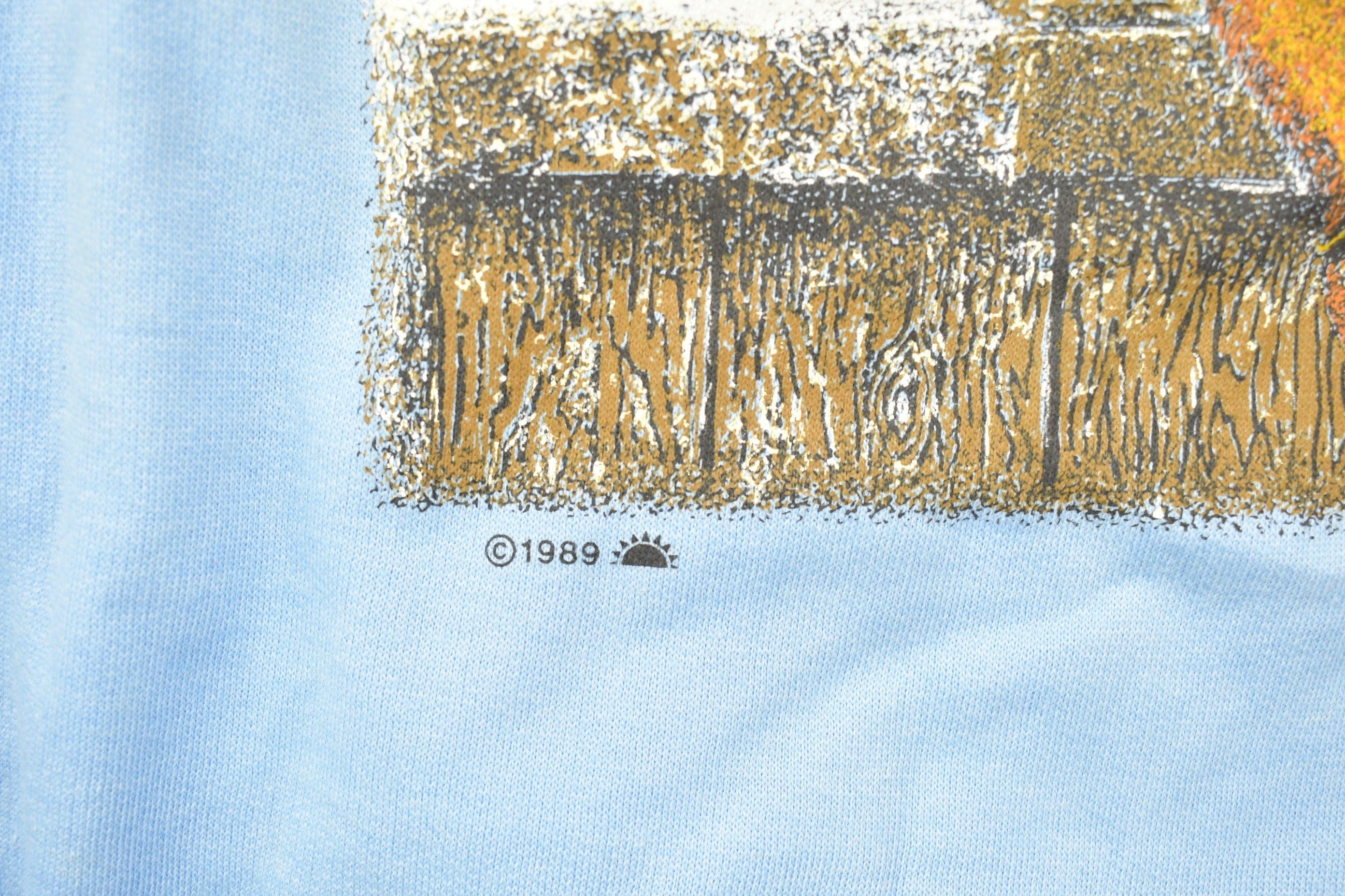 Vintage 1980s Horse Theme Crewneck Sweatshirt Men's S - Image 5