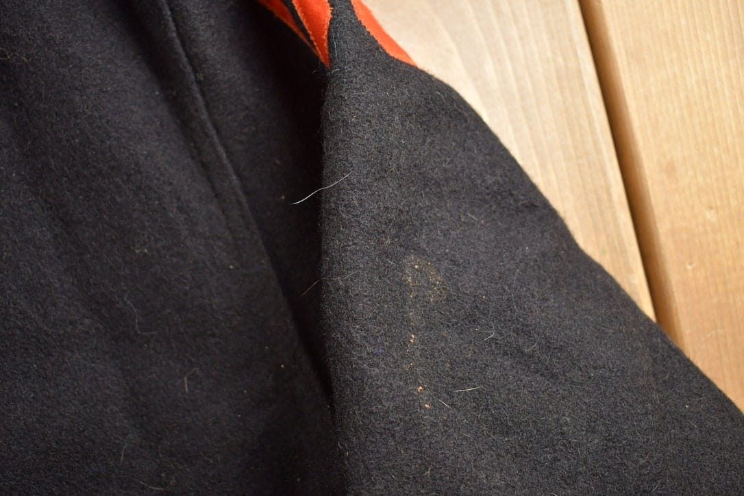 Vintage 1980s Howland Tigers Ohio Wool Varsity Jacket Men's 2XL - Image 10