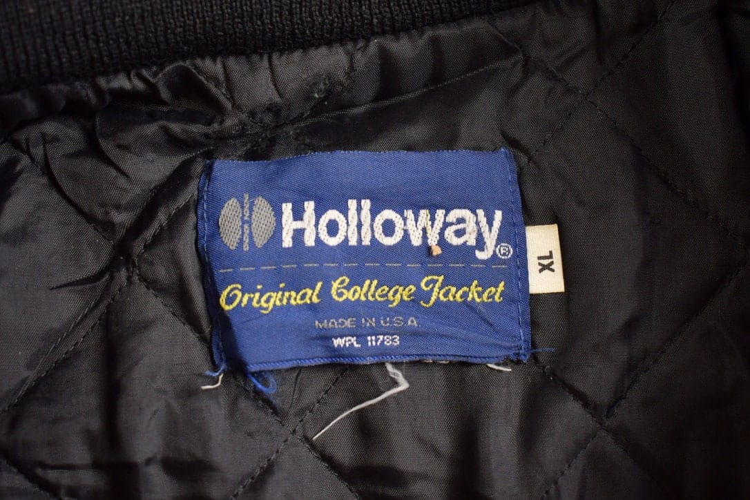 Vintage 1980s Howland Tigers Ohio Wool Varsity Jacket Men's 2XL - Image 3