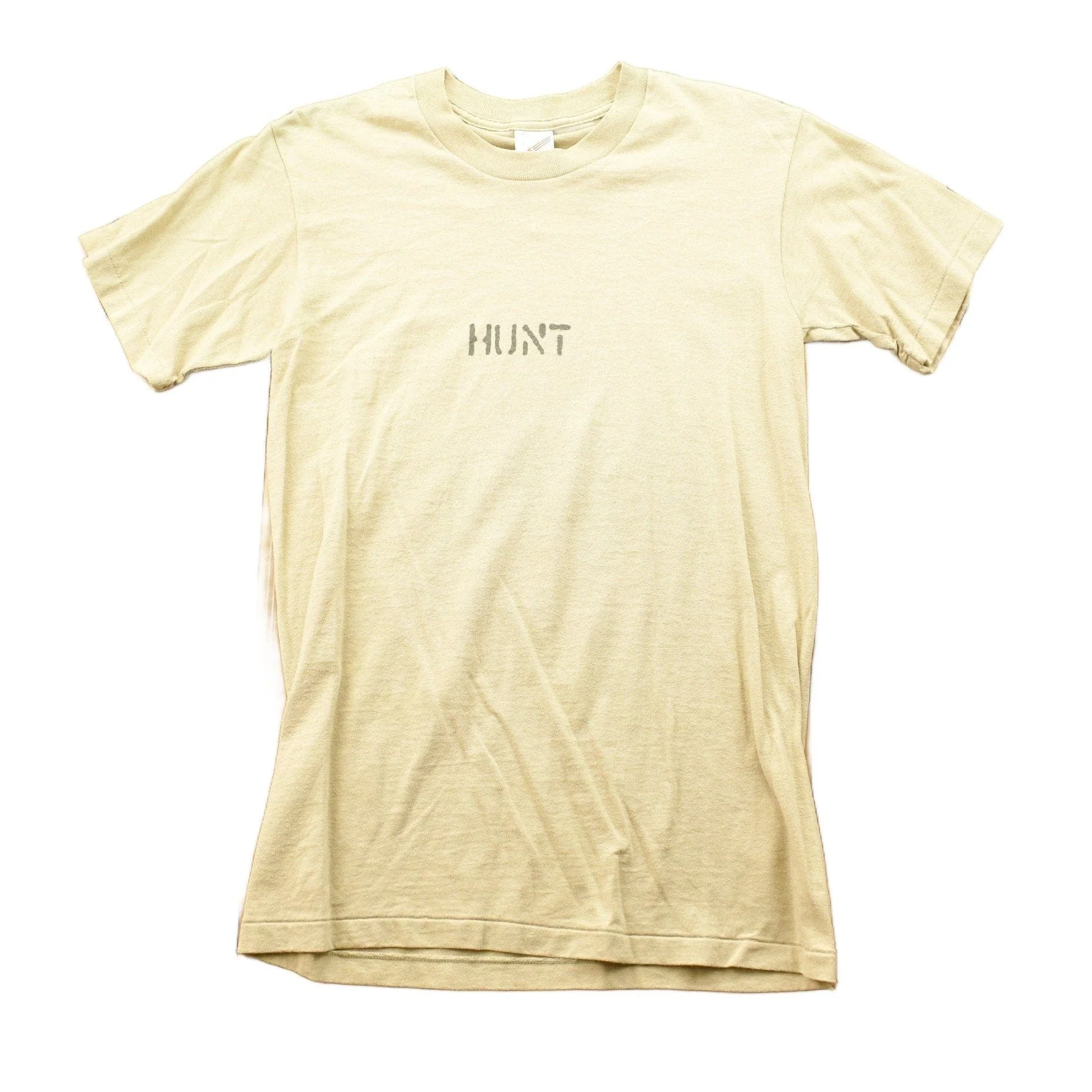 Vintage 1980s Hunt Spell Out Graphic T-Shirt Men's Medium
