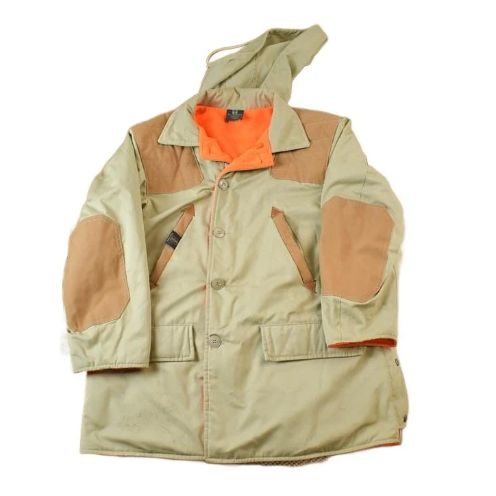 Vintage 1980s Insulated Reversible Fleece Lined Hunter Jacket Men's M