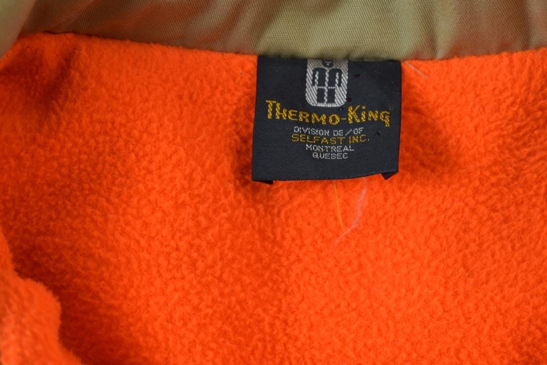 Vintage 1980s Insulated Reversible Fleece Lined Hunter Jacket Men's M - Image 4