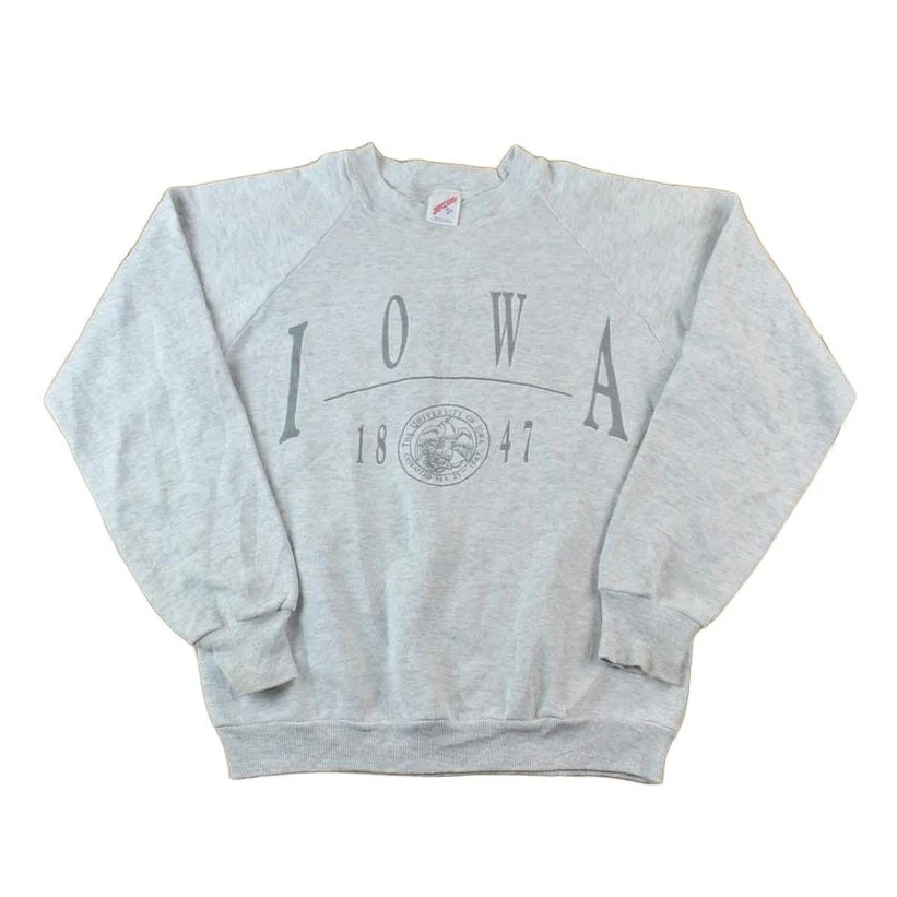 Vintage 1980s Iowa State University Collegiate Crewneck Men's Medium