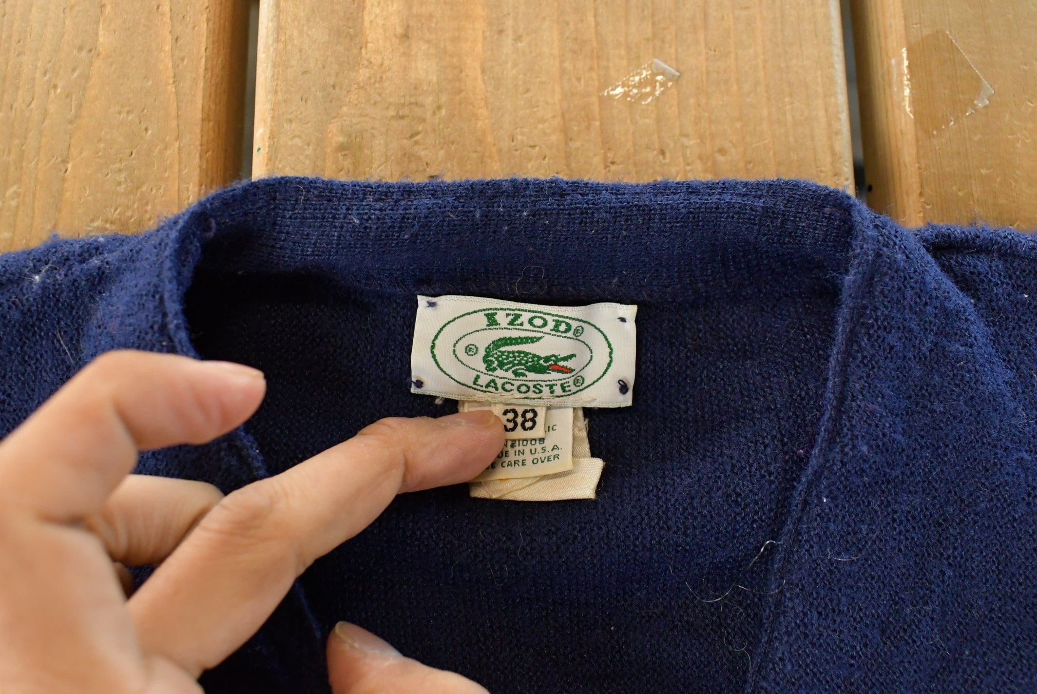 Vintage 1980s Izod Lacoste Knit Cardigan Sweater Women's Medium - Image 4
