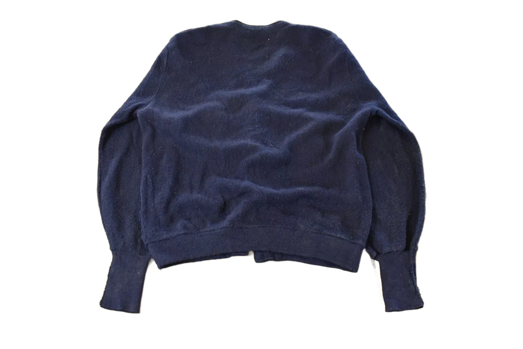Vintage 1980s Izod Lacoste Knit Cardigan Sweater Men's Large - Image 2