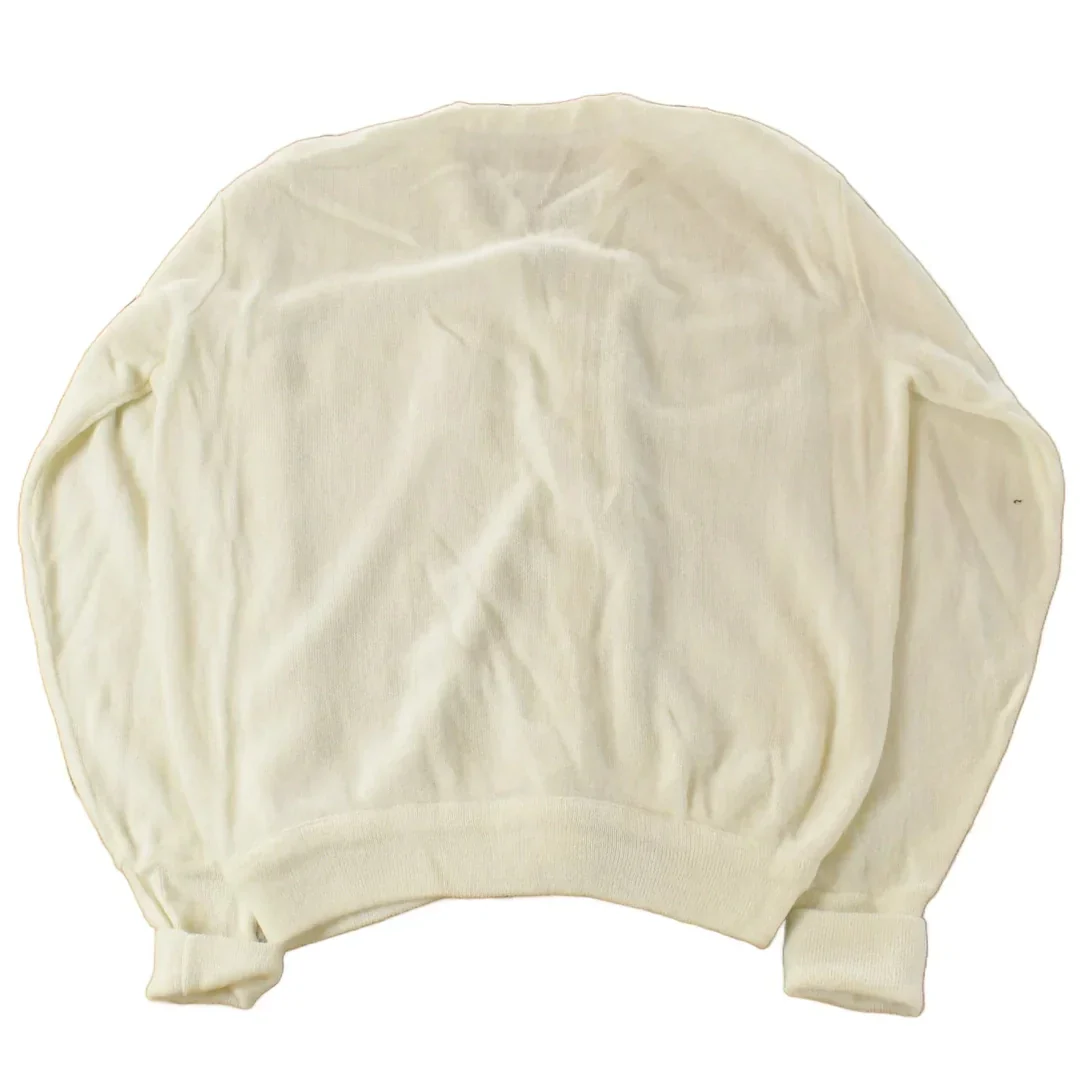 Vintage 1980s Izod Lacoste Knit Cardigan Sweater Men's Large - Image 2