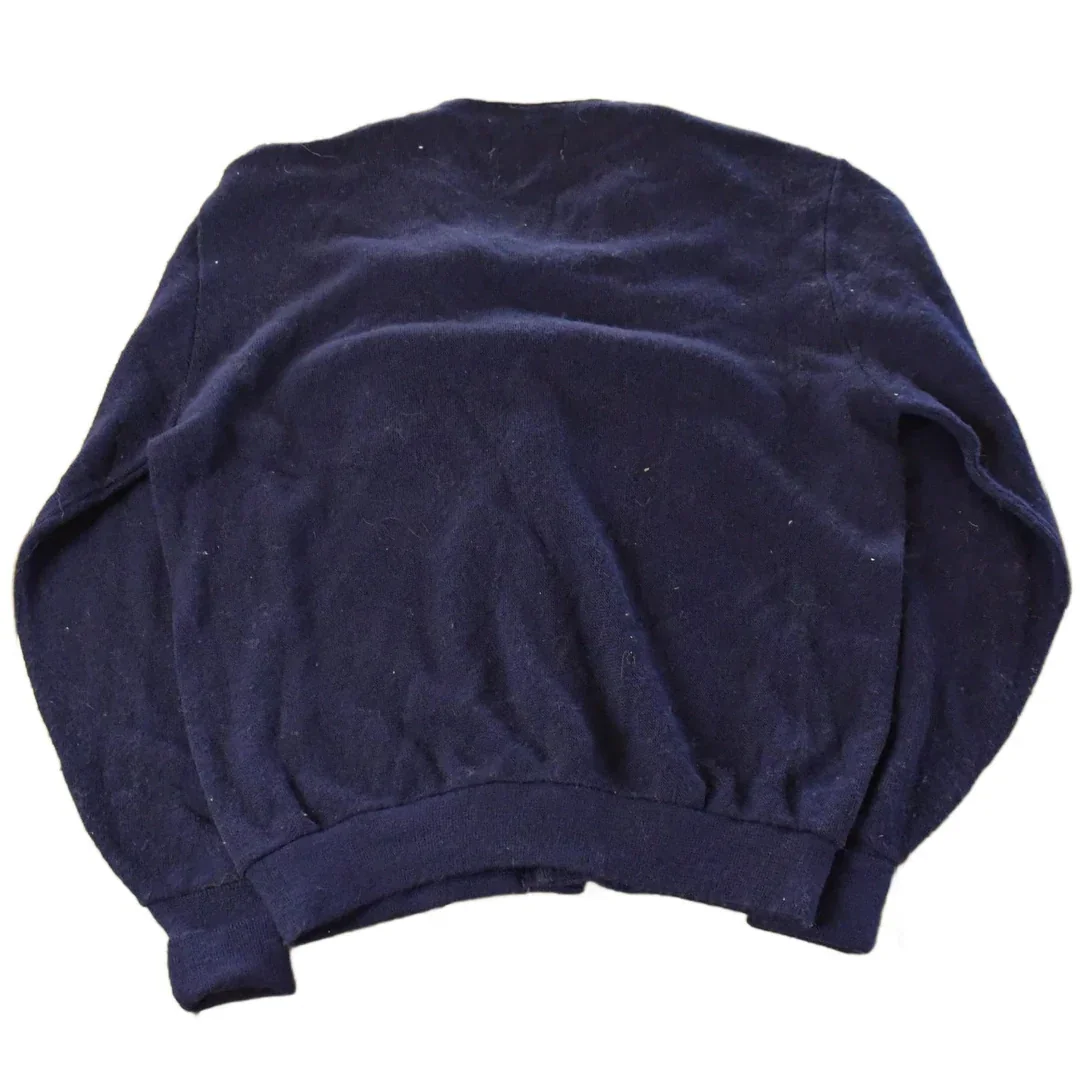 Vintage 1980s Izod Lacoste Knit Cardigan Sweater Men's Large - Image 2