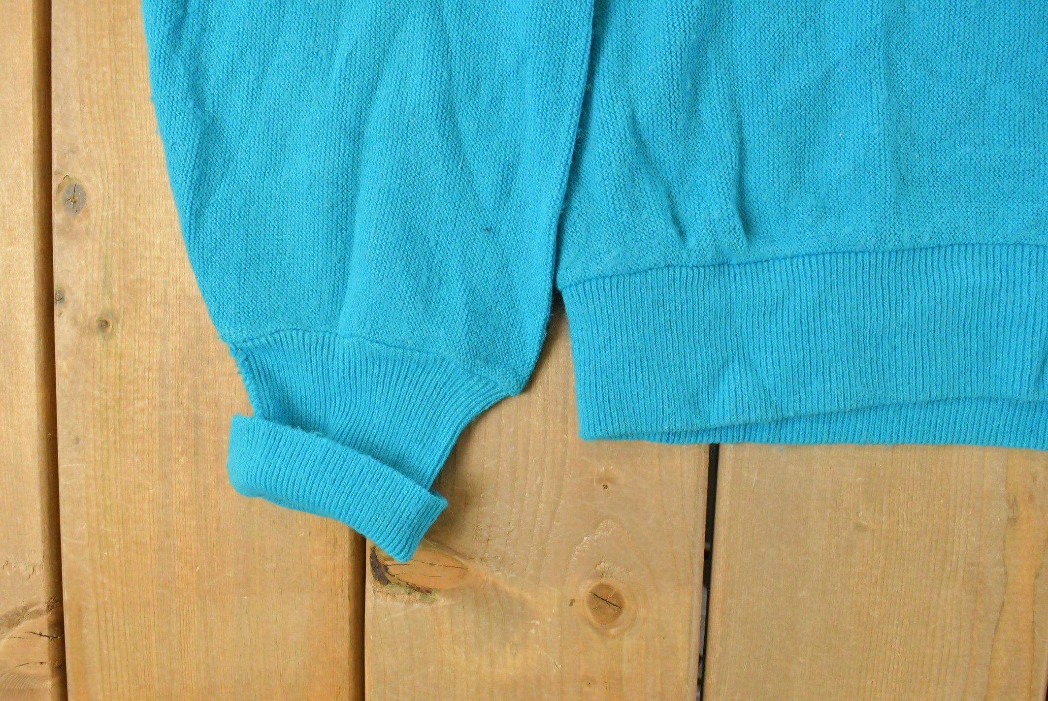 Vintage 1980s Izod Lacoste Knit Cardigan Sweater Men's XL - Image 4