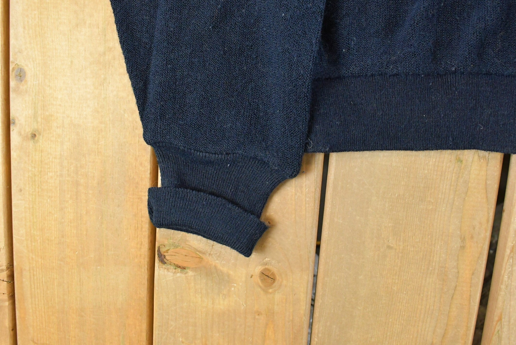 Vintage 1980s Izod Lacoste Knit Cardigan Sweater Men's Medium - Image 4