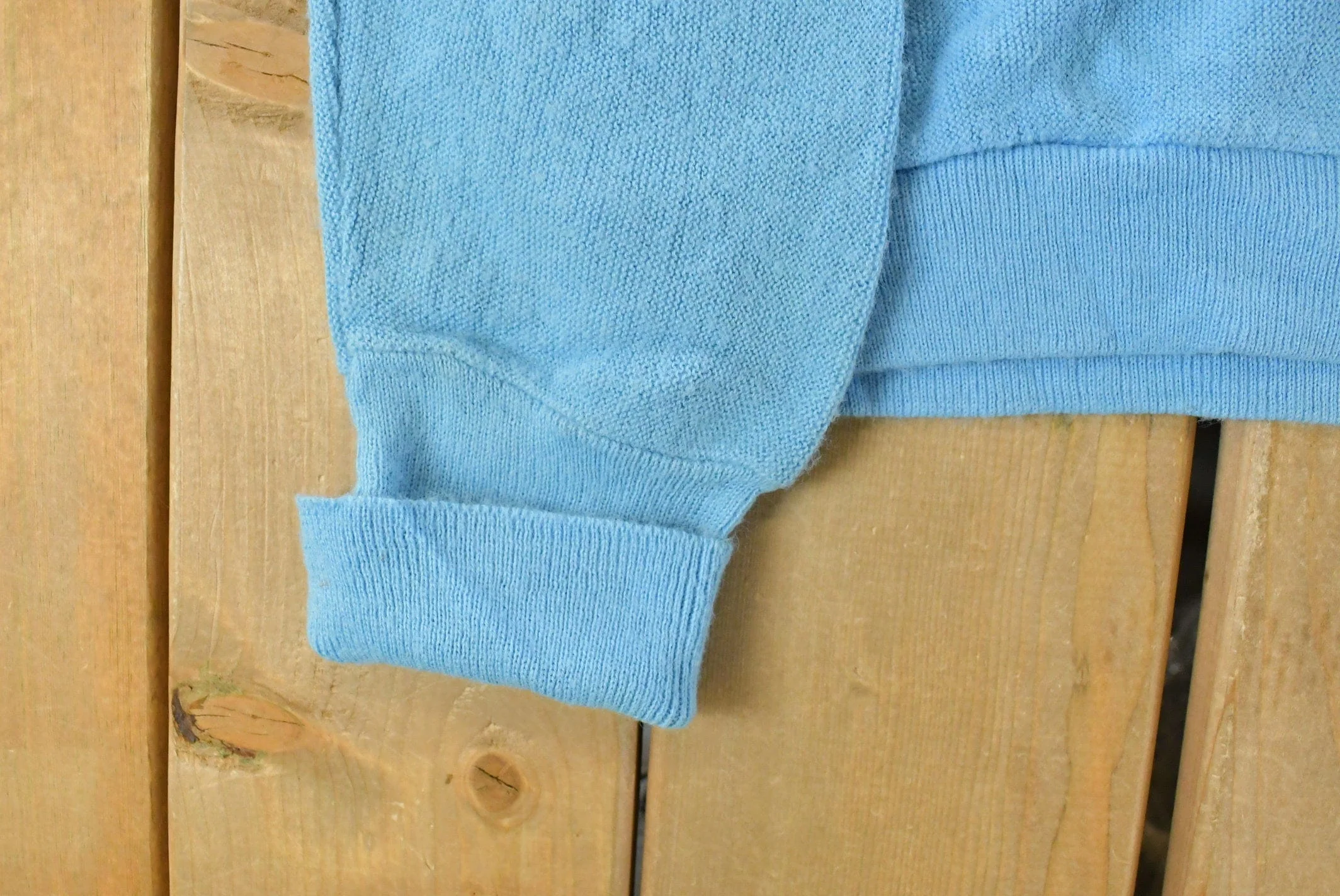 Vintage 1980s Izod Lacoste Knit Cardigan Sweater Men's Large - Image 4