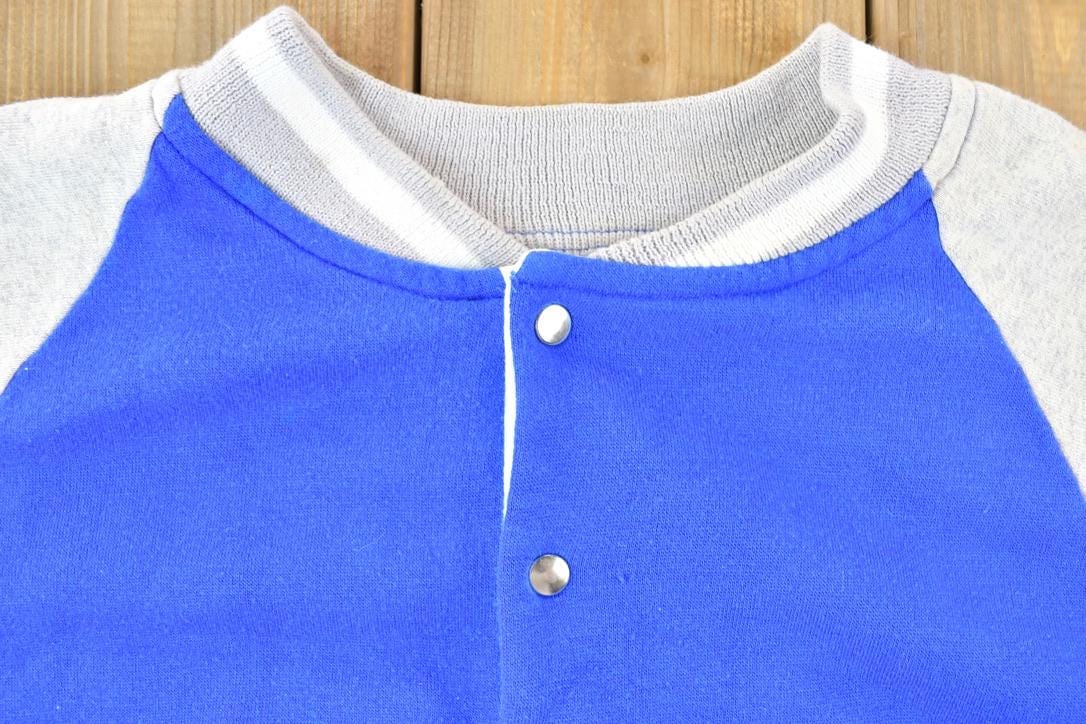 Vintage 1980s Jaguar Quarter Button Outdoorsman Crewneck Sweatshirt Men's Large - Image 4
