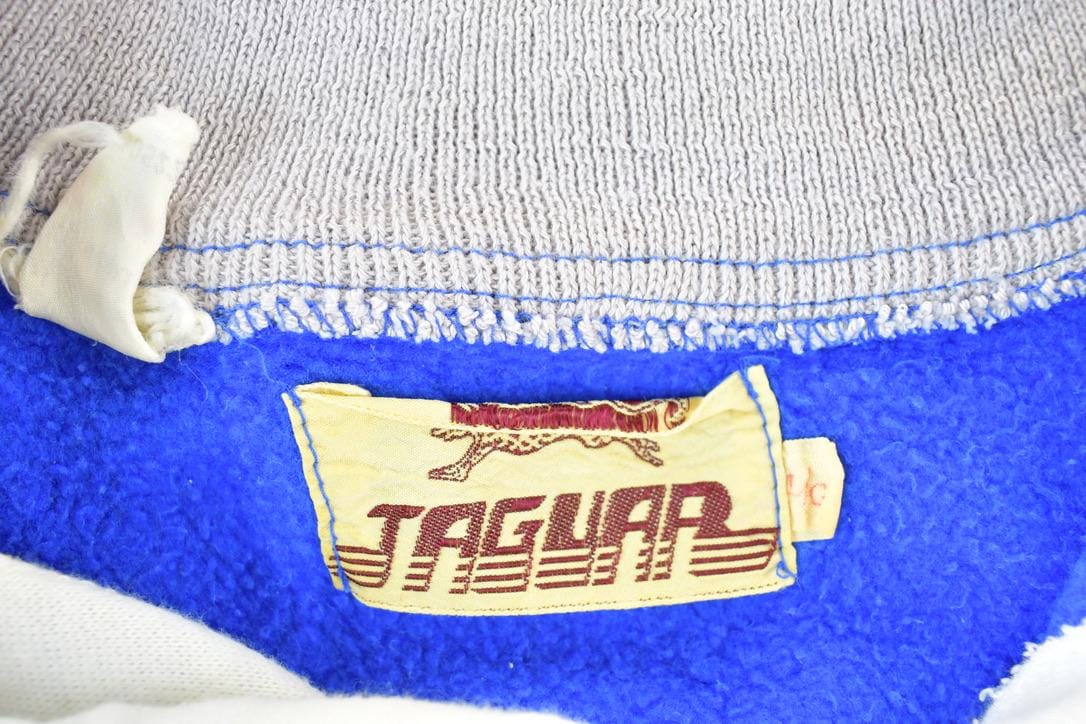 Vintage 1980s Jaguar Quarter Button Outdoorsman Crewneck Sweatshirt Men's Large - Image 5