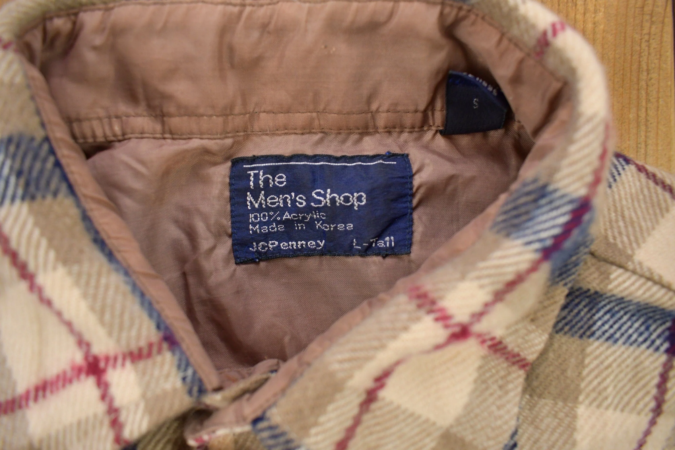 Vintage 1980s JC Penney The Men's Shop Plaid Flannel Button Up Shirt Men's XL - Image 3