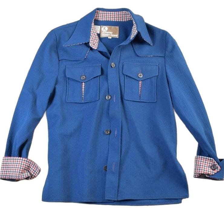 Vintage 1980s JC Penny Western Apparel Light Button Up Jacket Men's Large