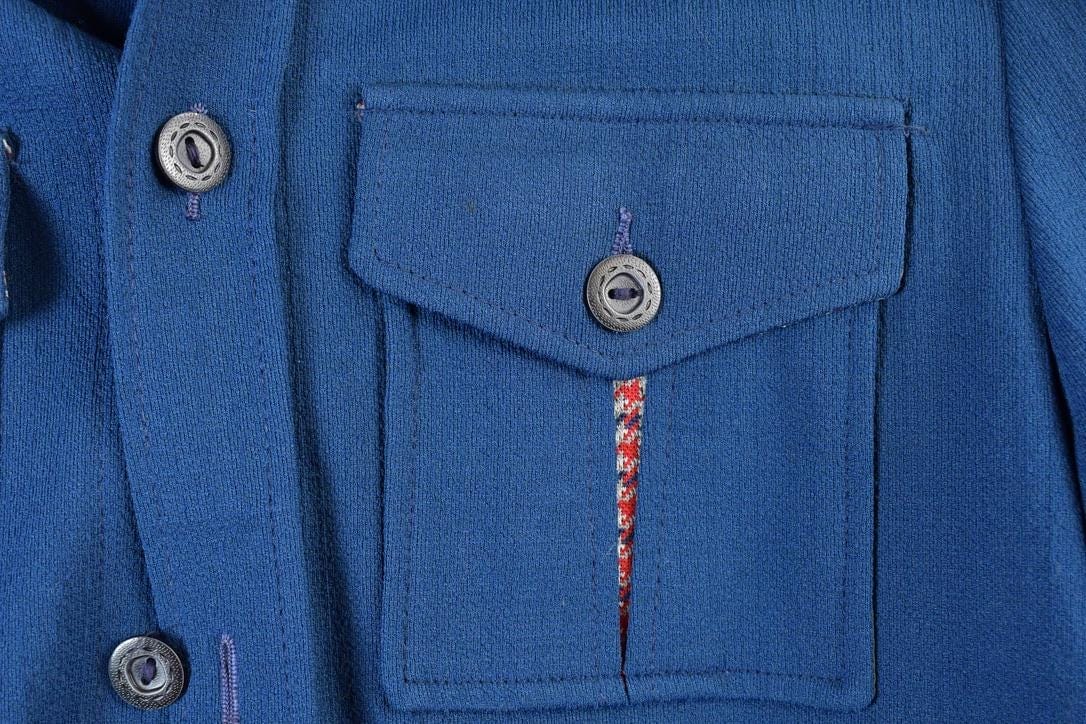 Vintage 1980s JC Penny Western Apparel Light Button Up Jacket Men's Large - Image 3