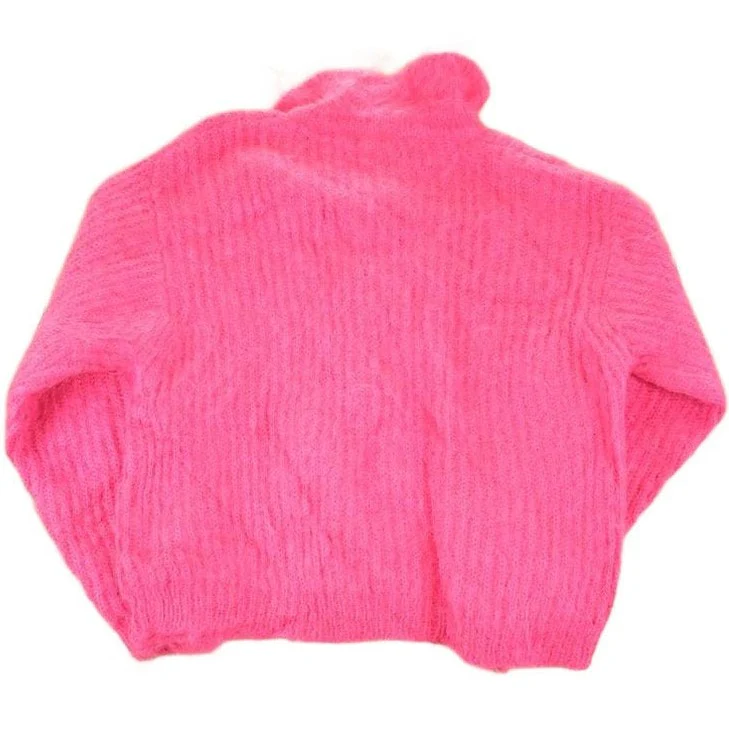 Vintage 1980s John Bull Hand Loomed Knit Cardigan Sweater Women's L - Image 2