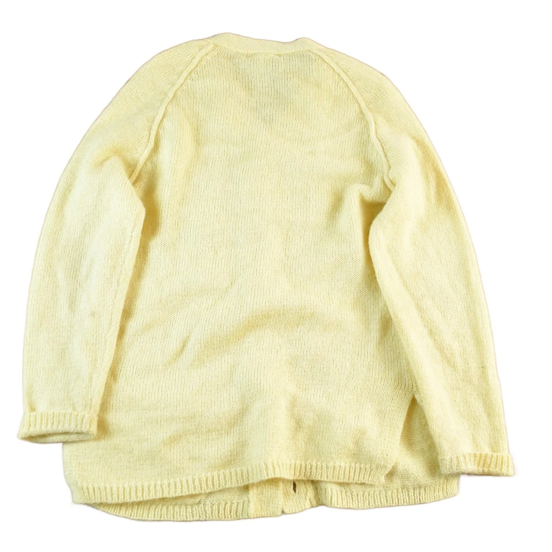 Vintage 1980s John Meyer Mohair Knit Cardigan Sweater Women's Small - Image 2