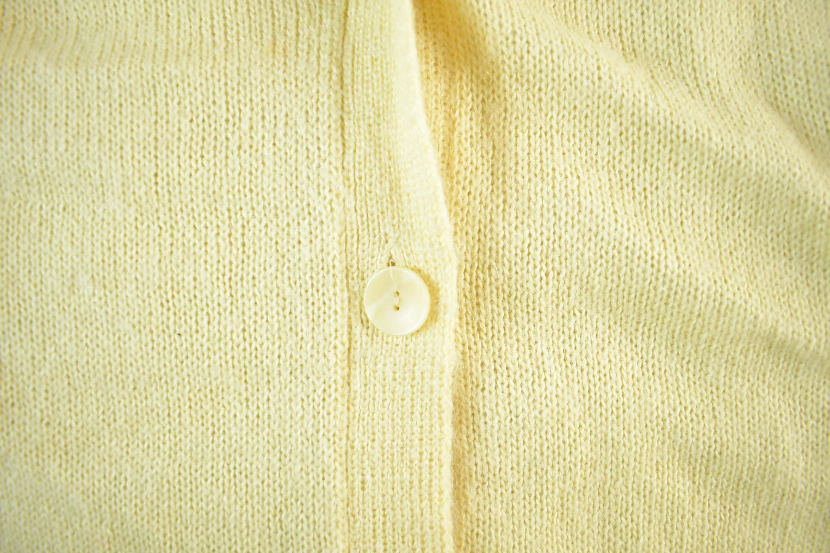 Vintage 1980s John Meyer Mohair Knit Cardigan Sweater Women's Small - Image 4