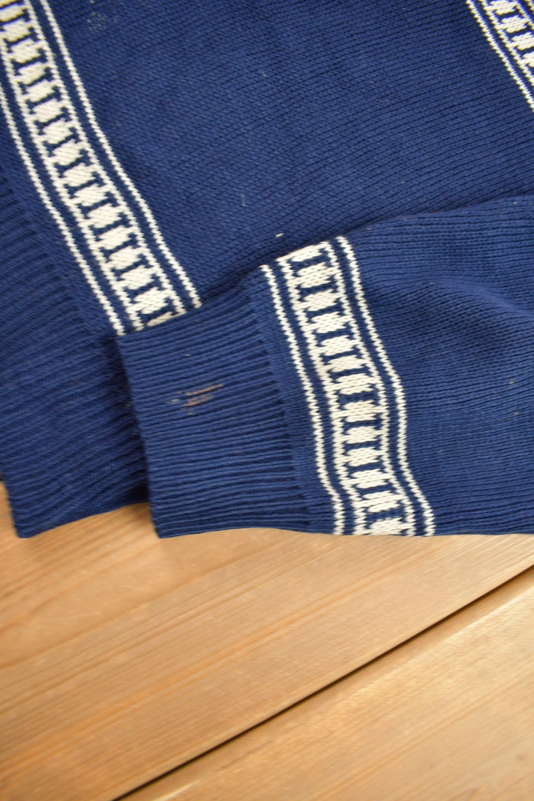Vintage 1980s Kings Sport Knitted Mockneck SweaterMen's Medium - Image 3
