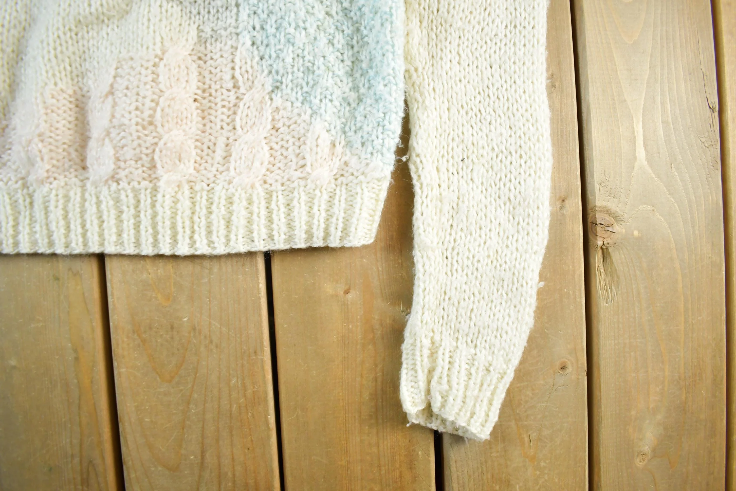 Vintage 1980s Kitty Hawk Knit Sweater Women's M - Image 3
