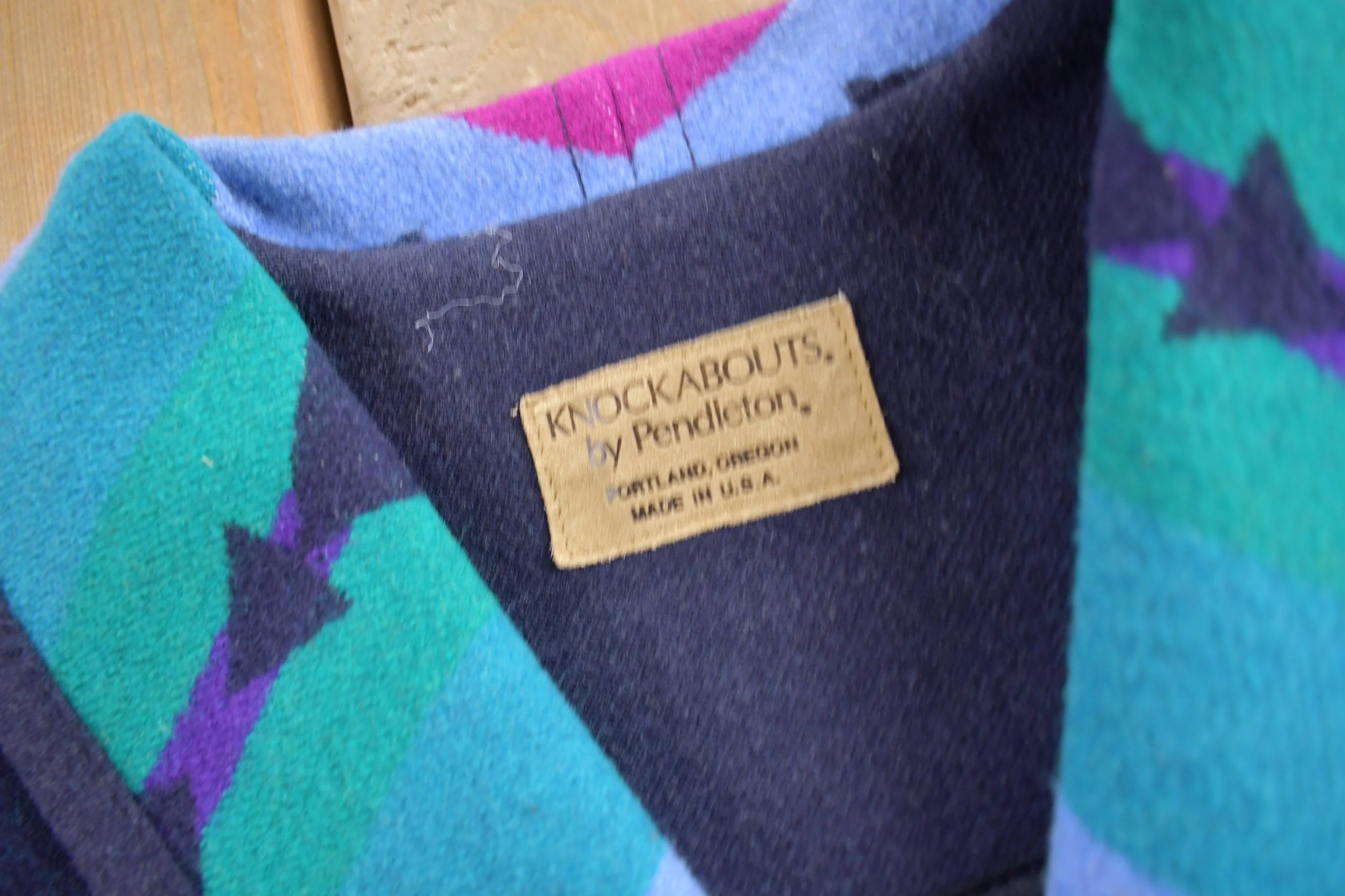 Vintage 1980s Knockabouts By Pendleton Aztec Pattern Jacket - Image 7