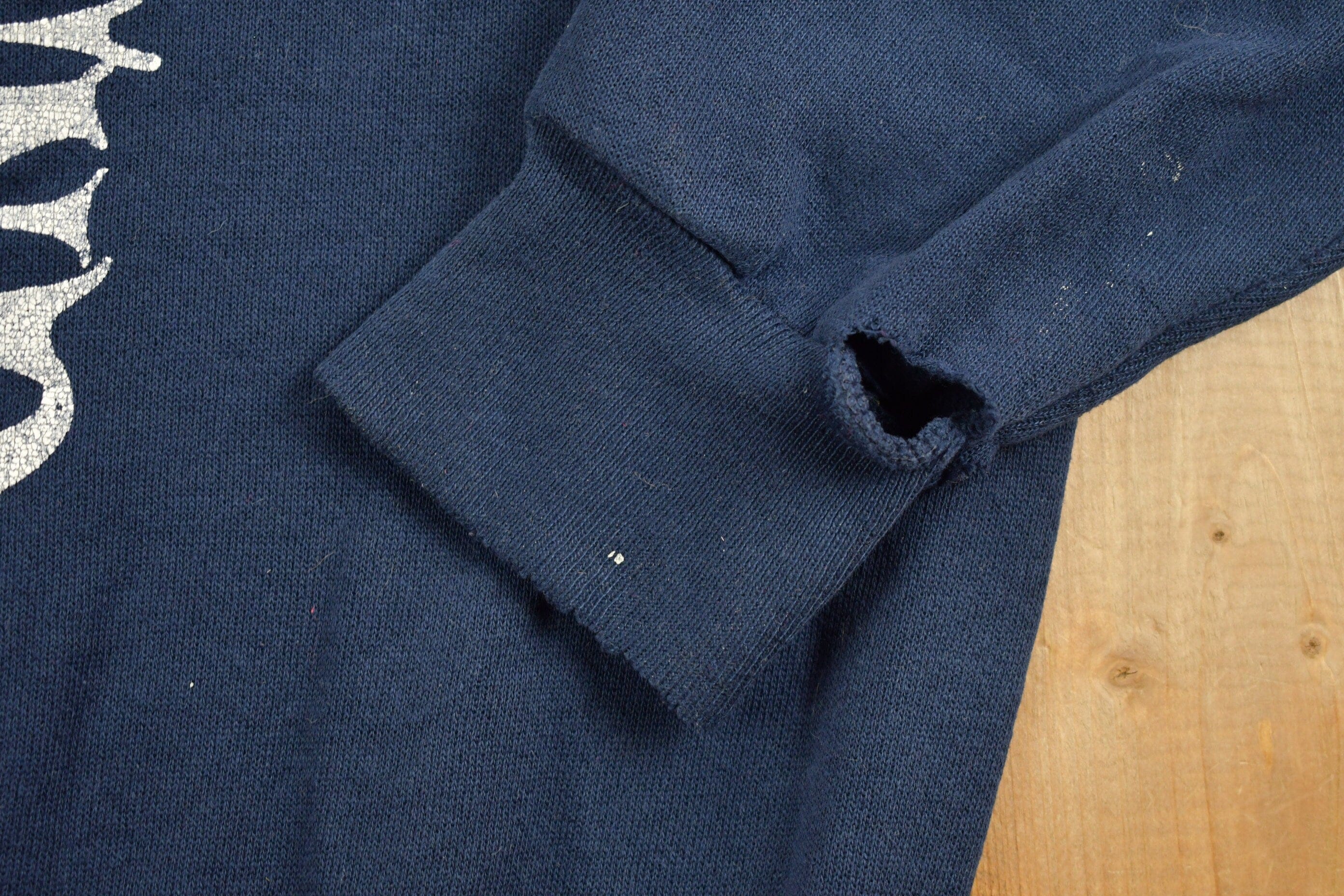 Vintage 1980s Krisland Crewneck Sweatshirt Men's Small - Image 4