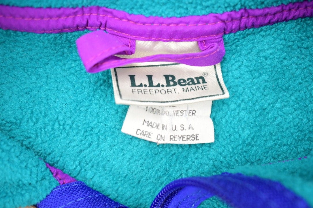 Vintage 1980s L.L Bean Fleece Sweater Vest Men's Medium - Image 6