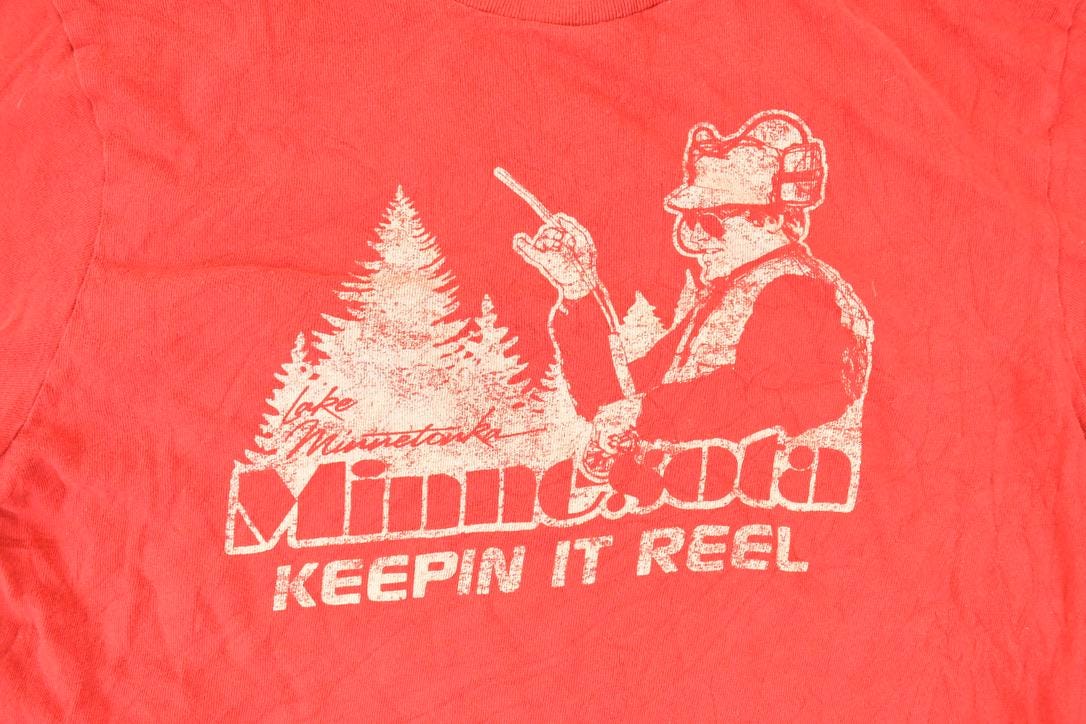 Vintage 1980s Lake Minnetonka Minnesota Souvenir Travel T-Shirt Men's S - Image 3