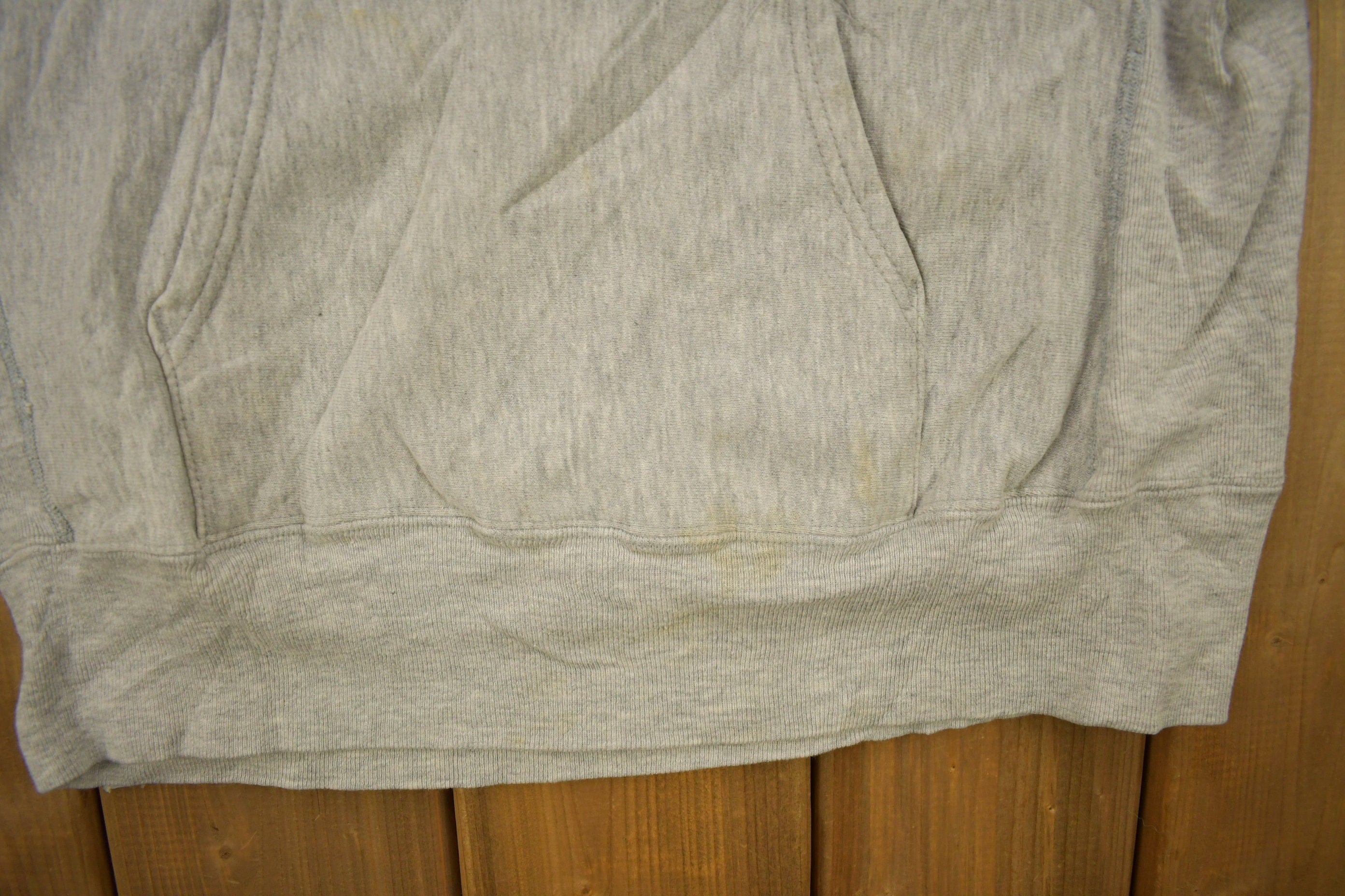 Vintage 1980s Lehigh University Champion Reverse Weave Warmup Hoodie - Image 6