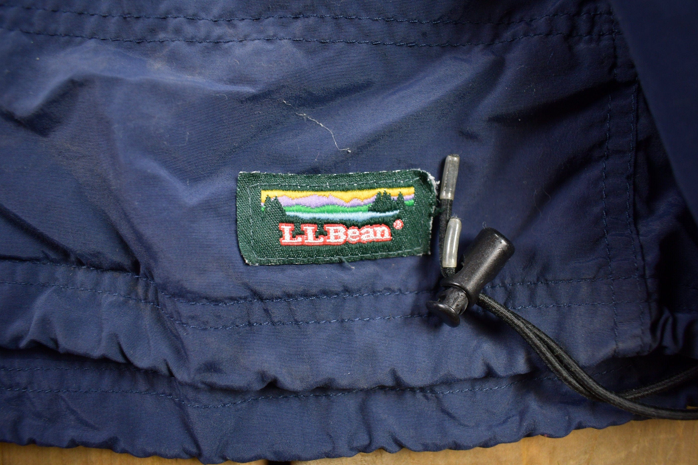 Vintage 1980s LL Bean Anorak Windbreaker Jacket Men's Large - Image 3