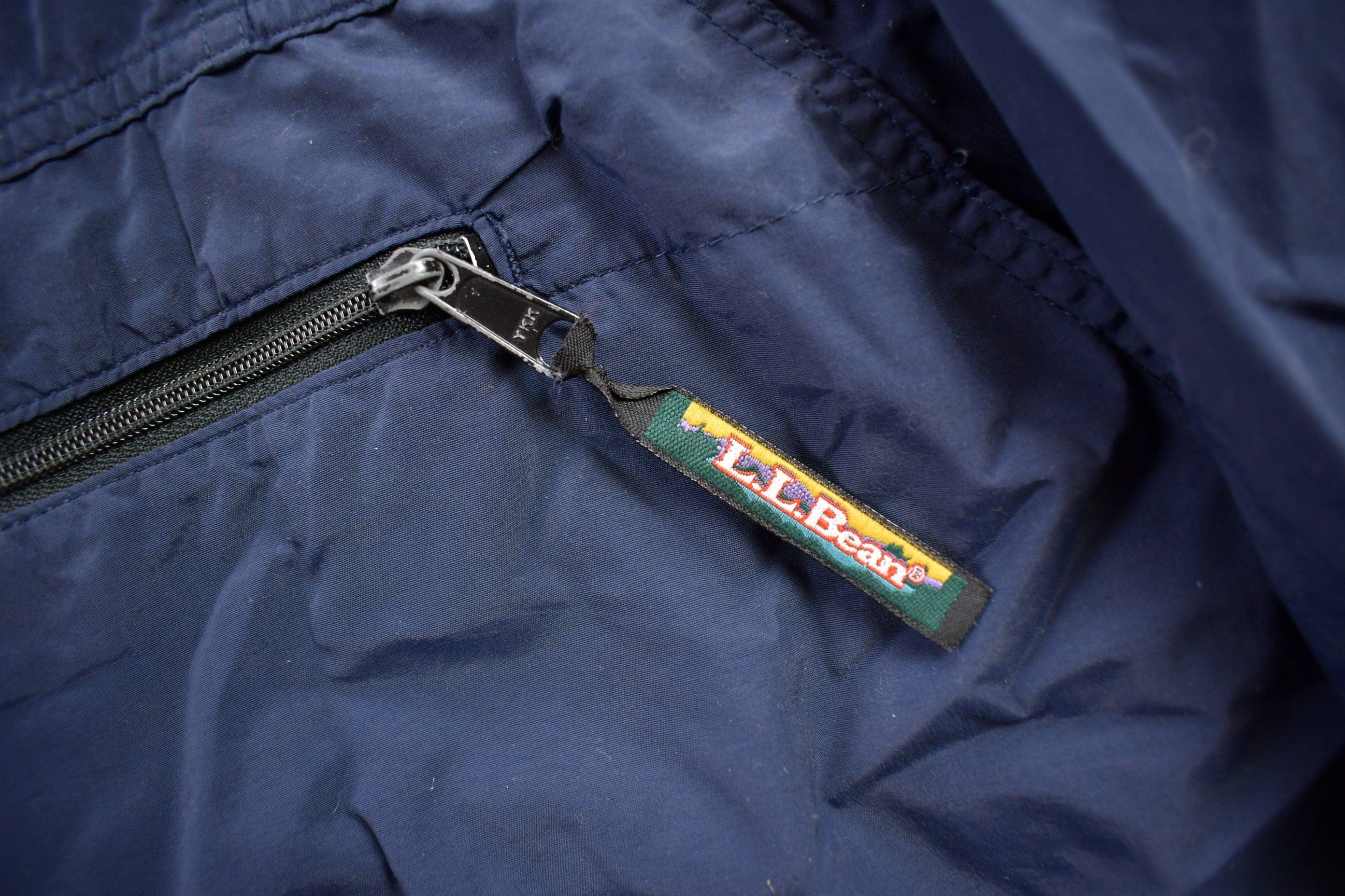 Vintage 1980s LL Bean Anorak Windbreaker Jacket Men's Large - Image 4