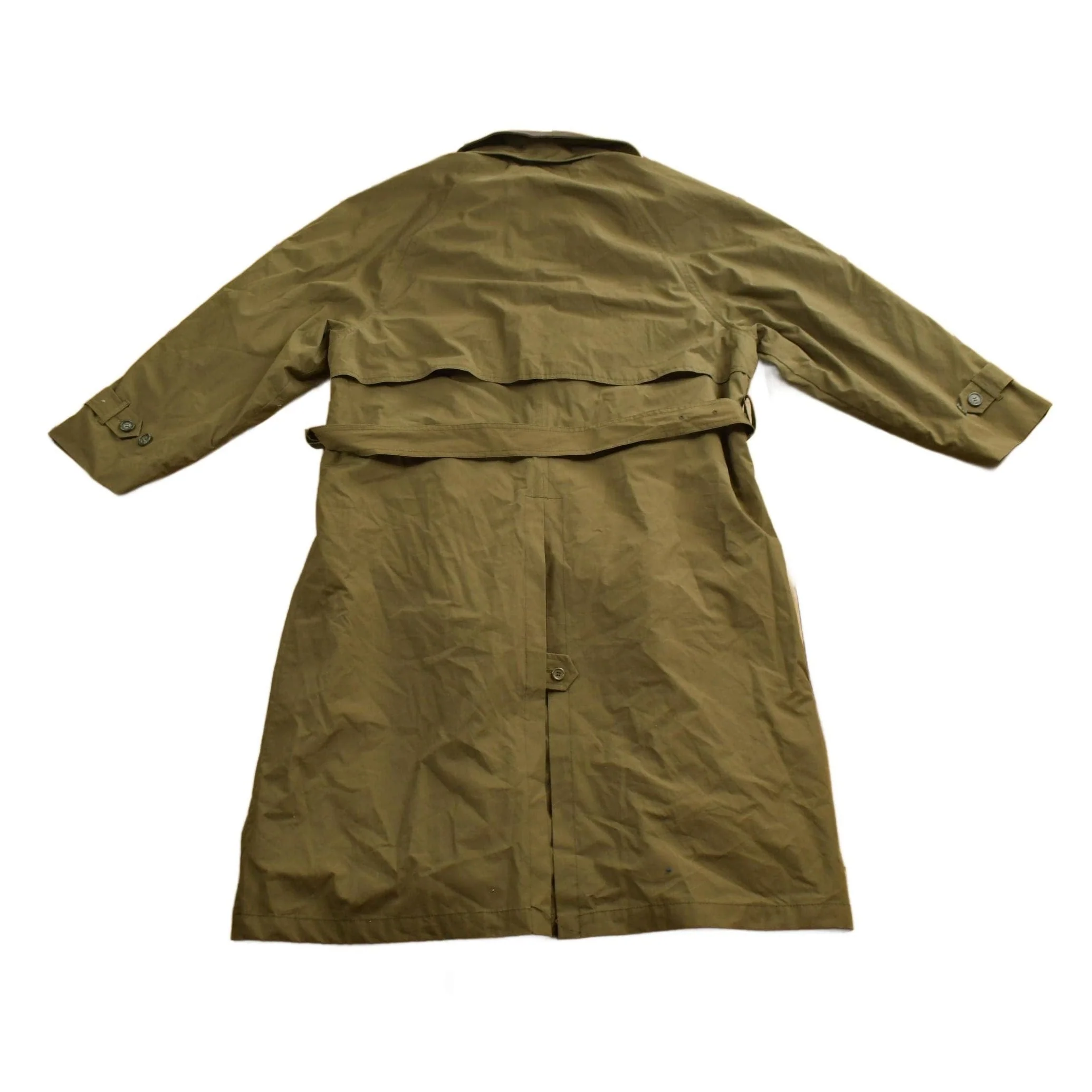 Vintage 1980s London Fog Full Length Trench Jacket Men's Medium - Image 2