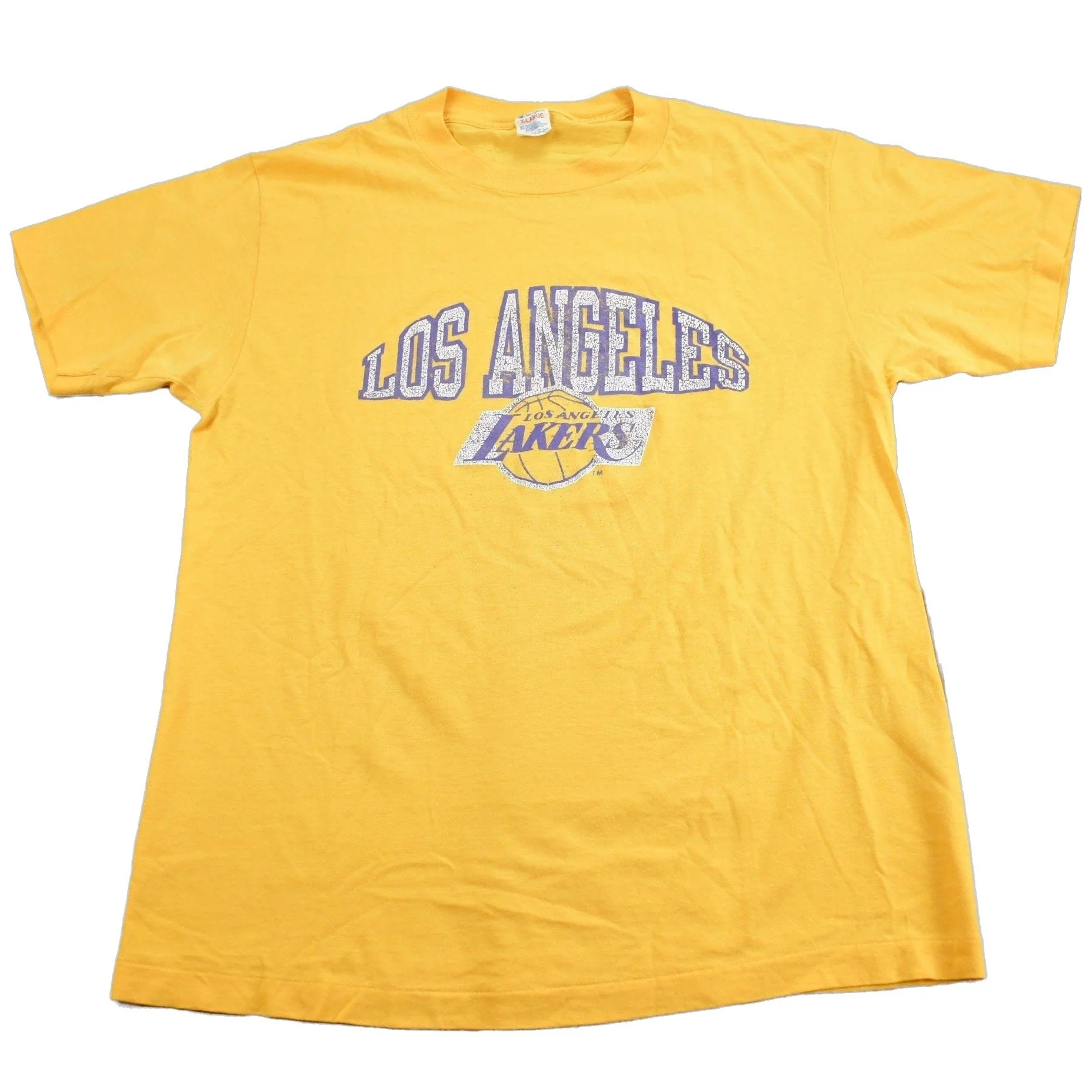 Vintage 1980s Los Angeles Lakers NBA Champion T-Shirt Men's Large