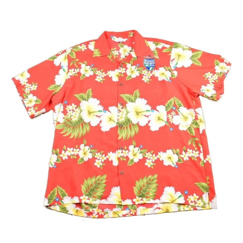 Vintage 1980s Made In Hawaii Hawaiian Button Up Shirt Men's 2XL