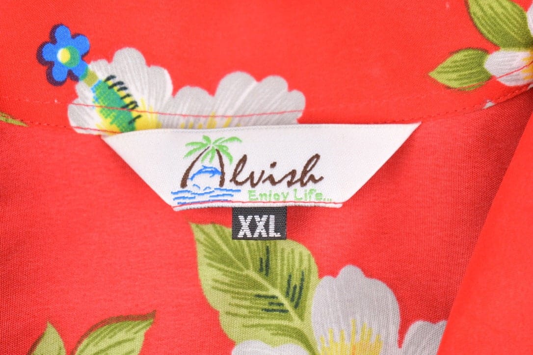 Vintage 1980s Made In Hawaii Hawaiian Button Up Shirt Men's 2XL - Image 4