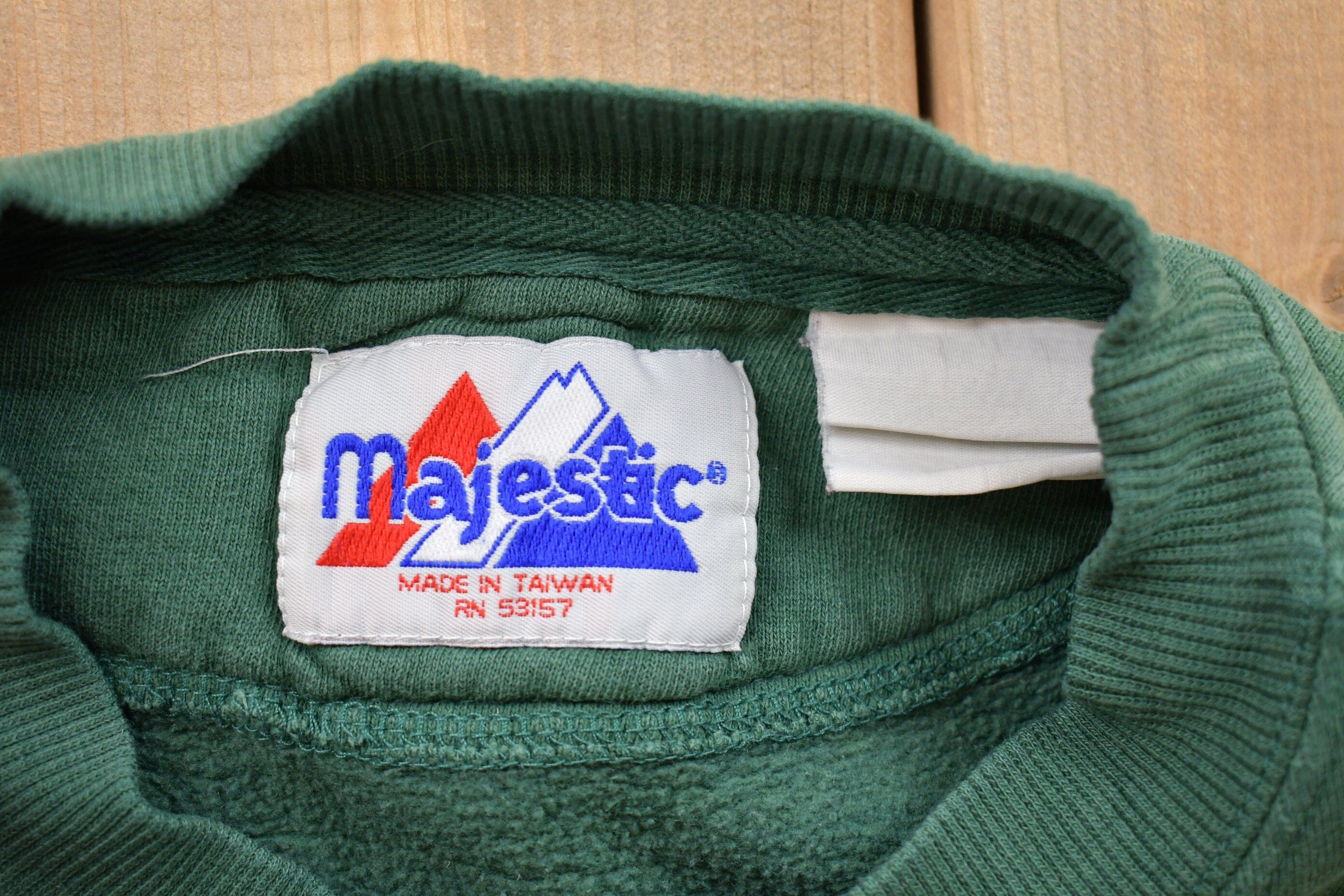 Vintage 1980s Majestic Green Bay Packers NFL Crewneck Sweatshirt Men's Large - Image 4