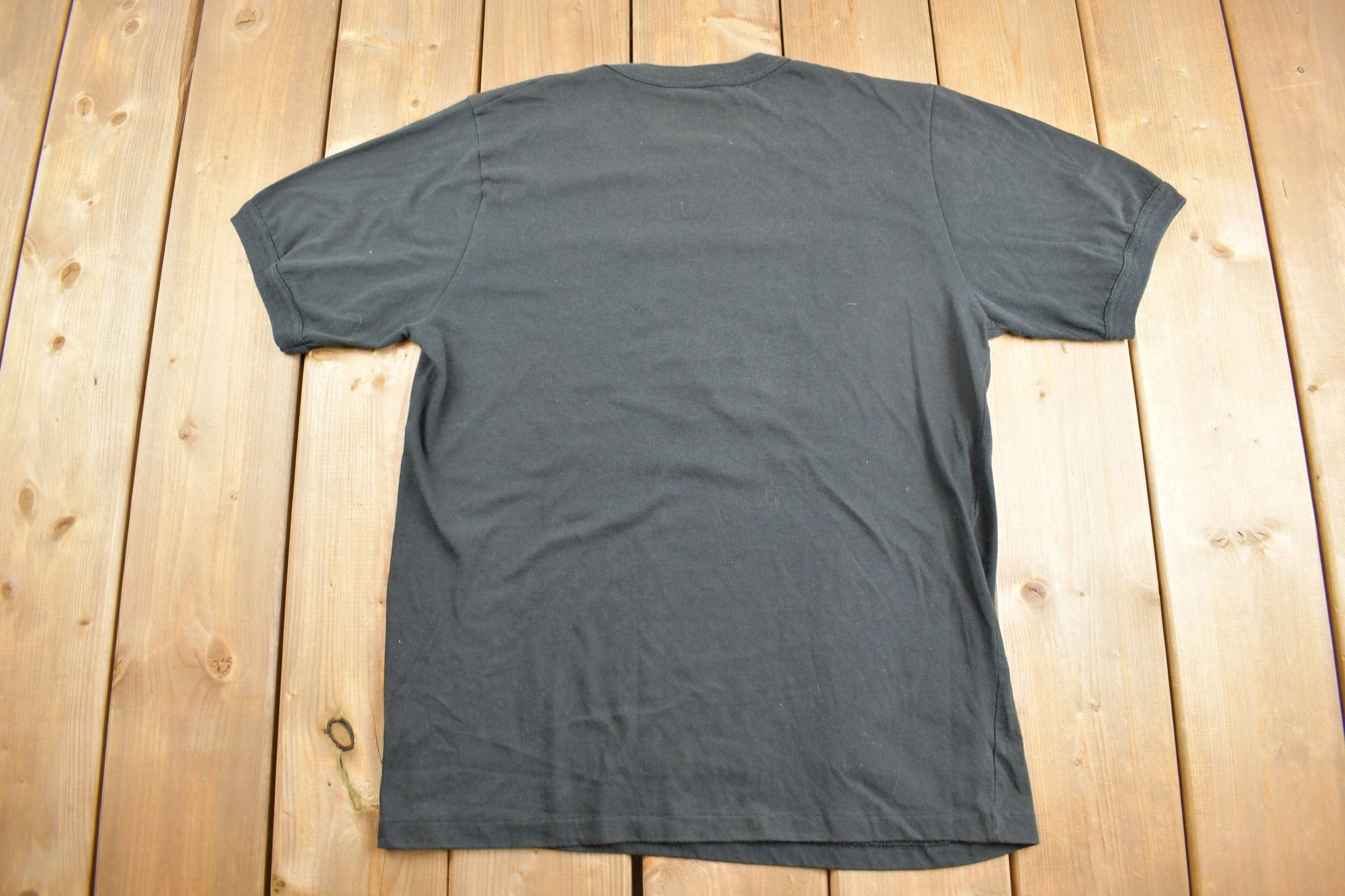 Vintage 1980s Manitoba Great Northern Pike Theme Graphic T-Shirt Men's Medium - Image 3