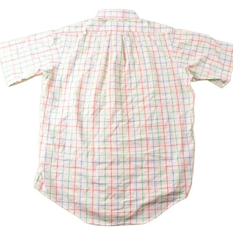 Vintage 1980s McCaffreys Plaid Button Up Shirt Men's Large - Image 2