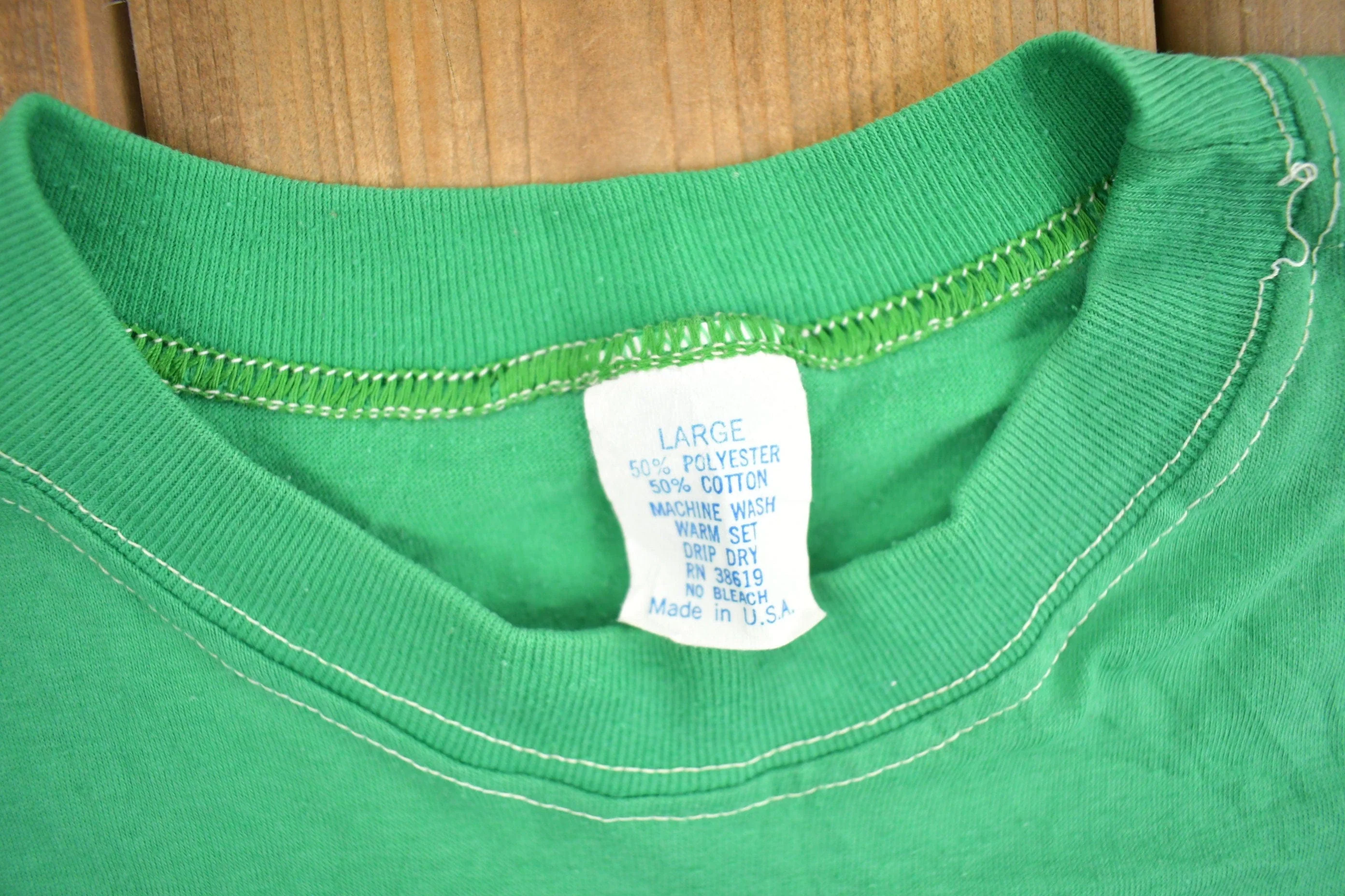 Vintage 1980s Mean Green Machine Train Graphic T Shirt Men's Medium - Image 5