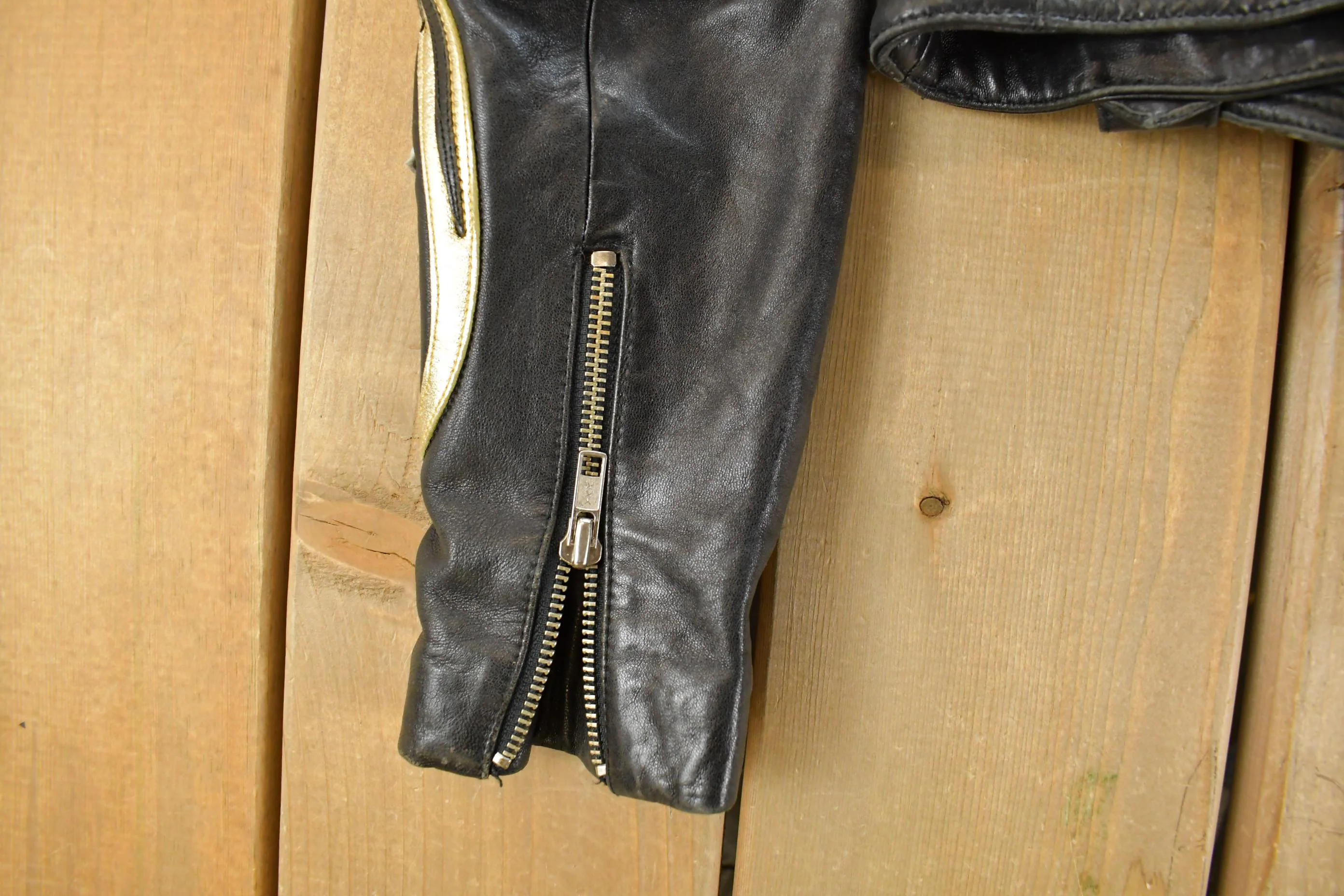 Vintage 1980s Michael Hoban North Beach Motorcycle Leather Jacket Women's XS-S - Image 6