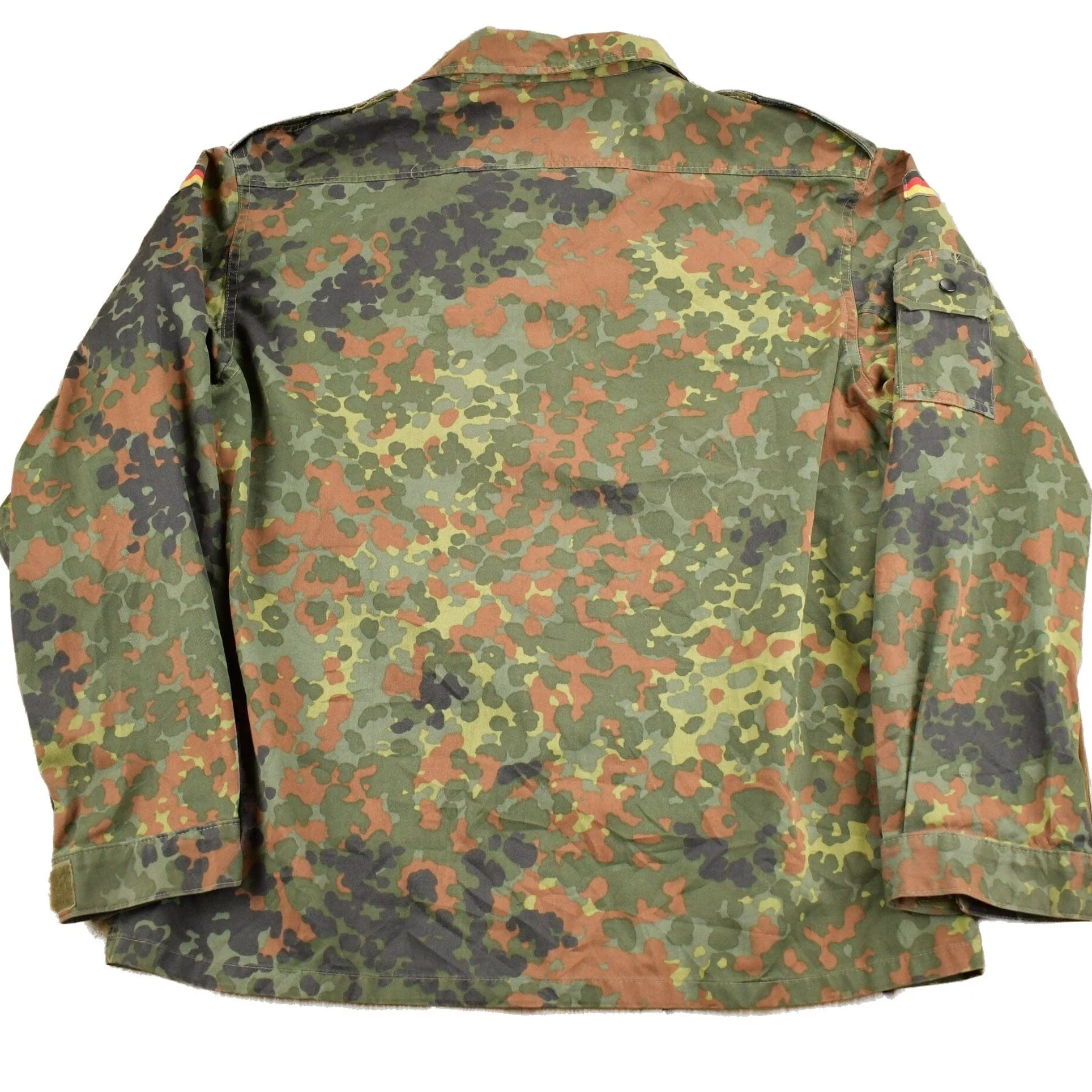 Vintage 1980s Military Camouflaged Jacket Men's Medium - Image 2