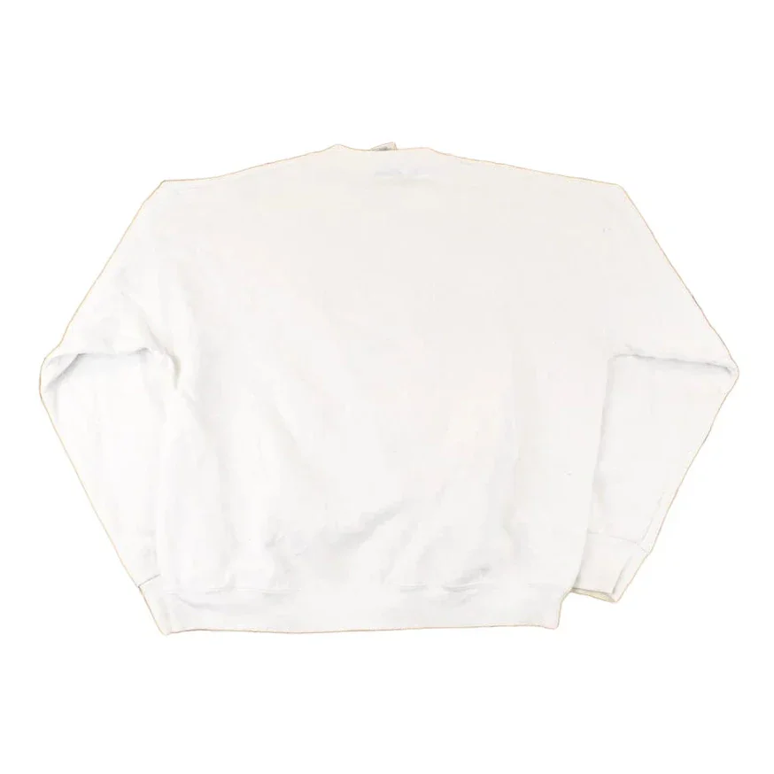 Vintage 1980s Miller Lite Surfing Graphic Print Crewneck Sweatshirt Mens L - Image 2