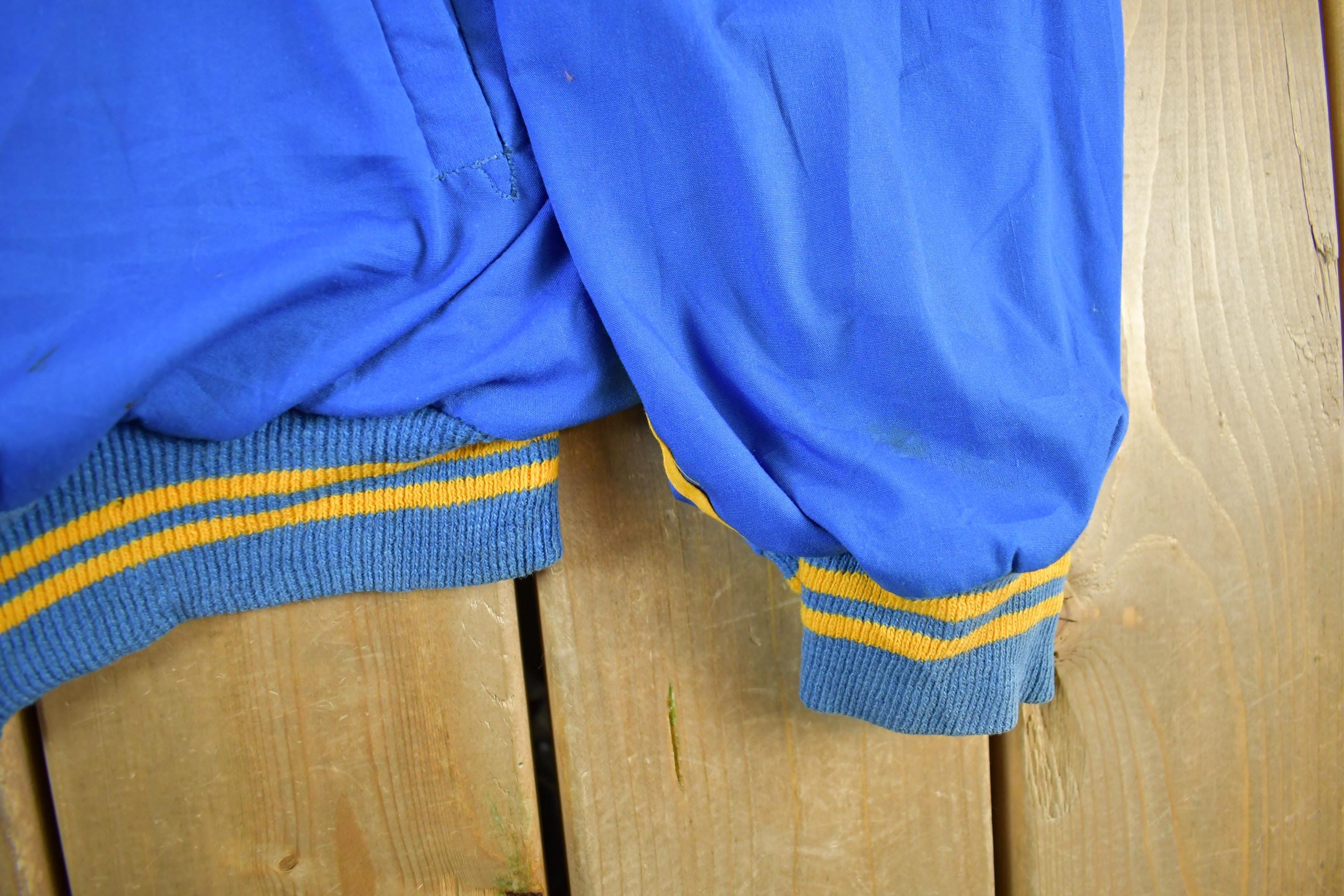 Vintage 1980s Milwaukee Brewers MLB Pyramid Windbreaker Jacket Men's Large - Image 3