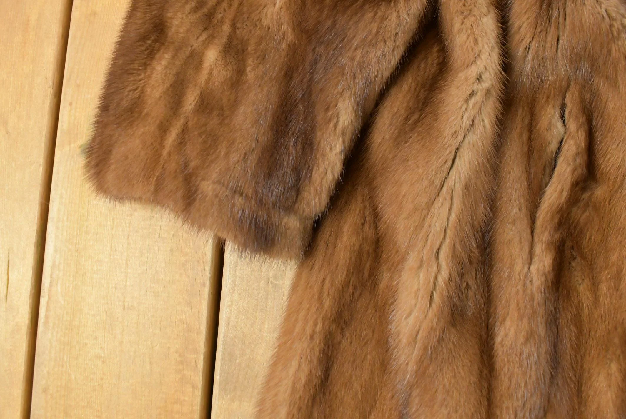 Vintage 1980s Mink Fur Coat Full Length Adult Large Men's Large - Image 3