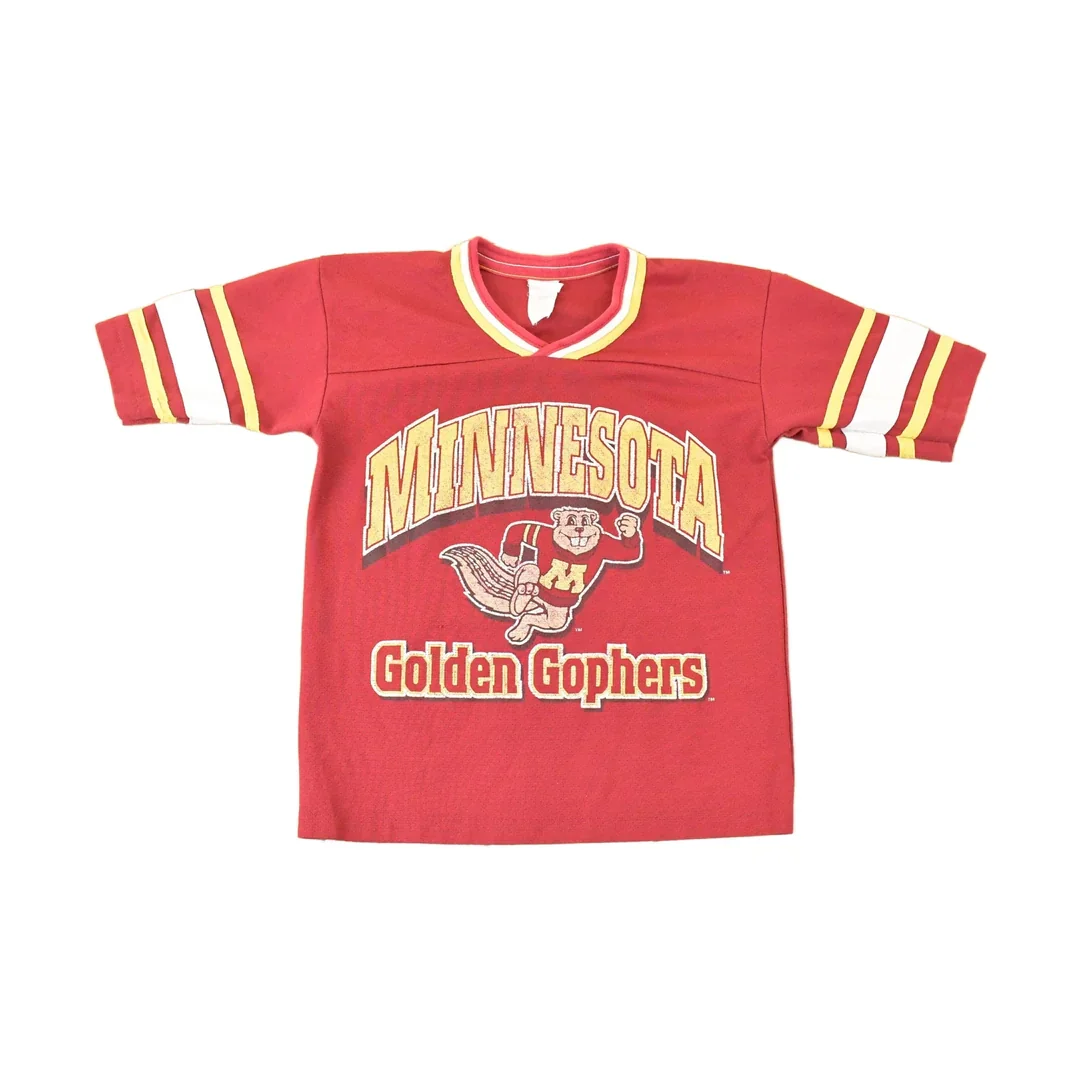 Vintage 1980s Minnesota Golden Gophers Collegiate T-Shirt Youth S
